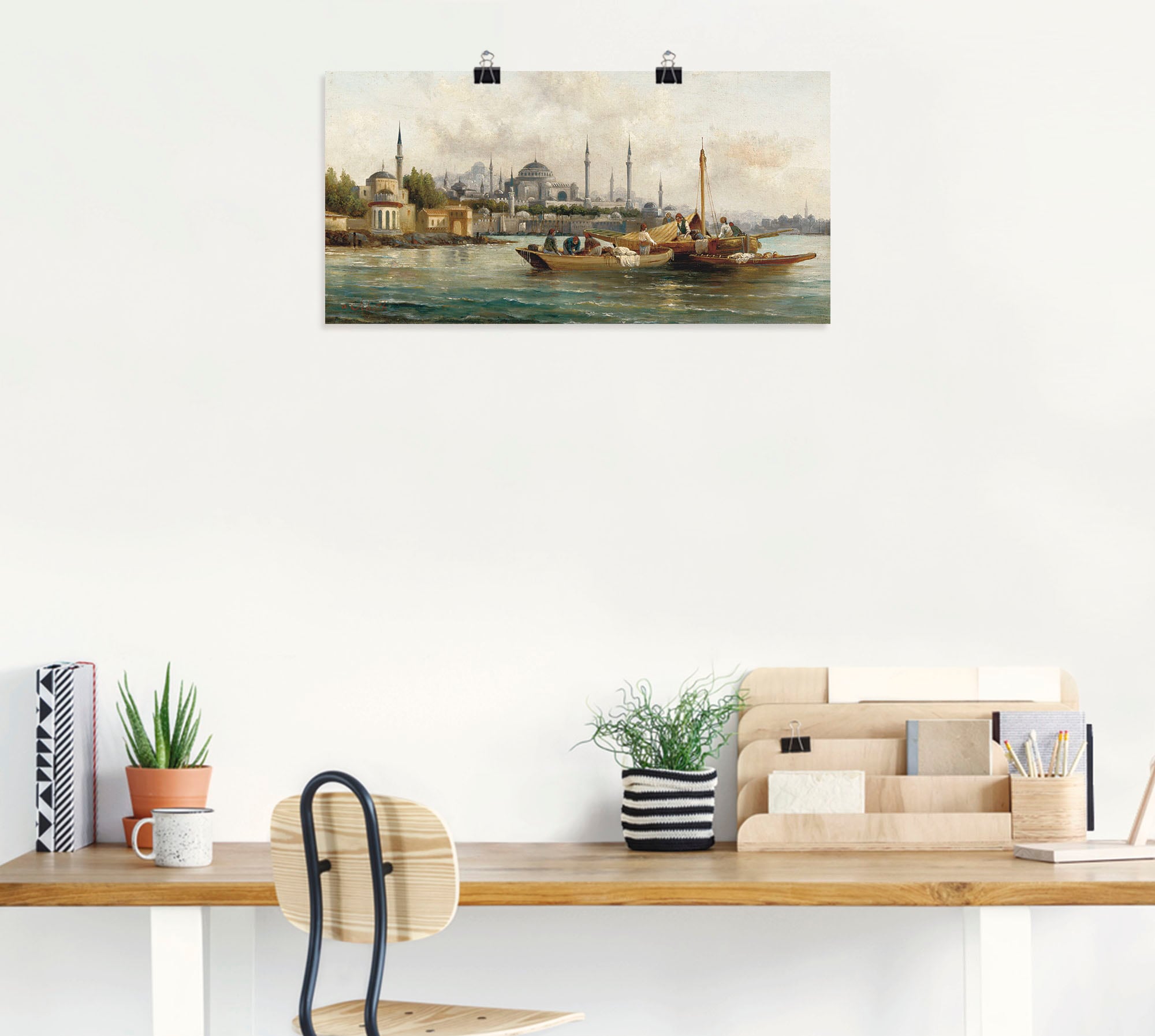 Artland Wandbild »Handelsschiffe vor Hagia Sophia«, Boote & Schiffe, (1 St. günstig online kaufen