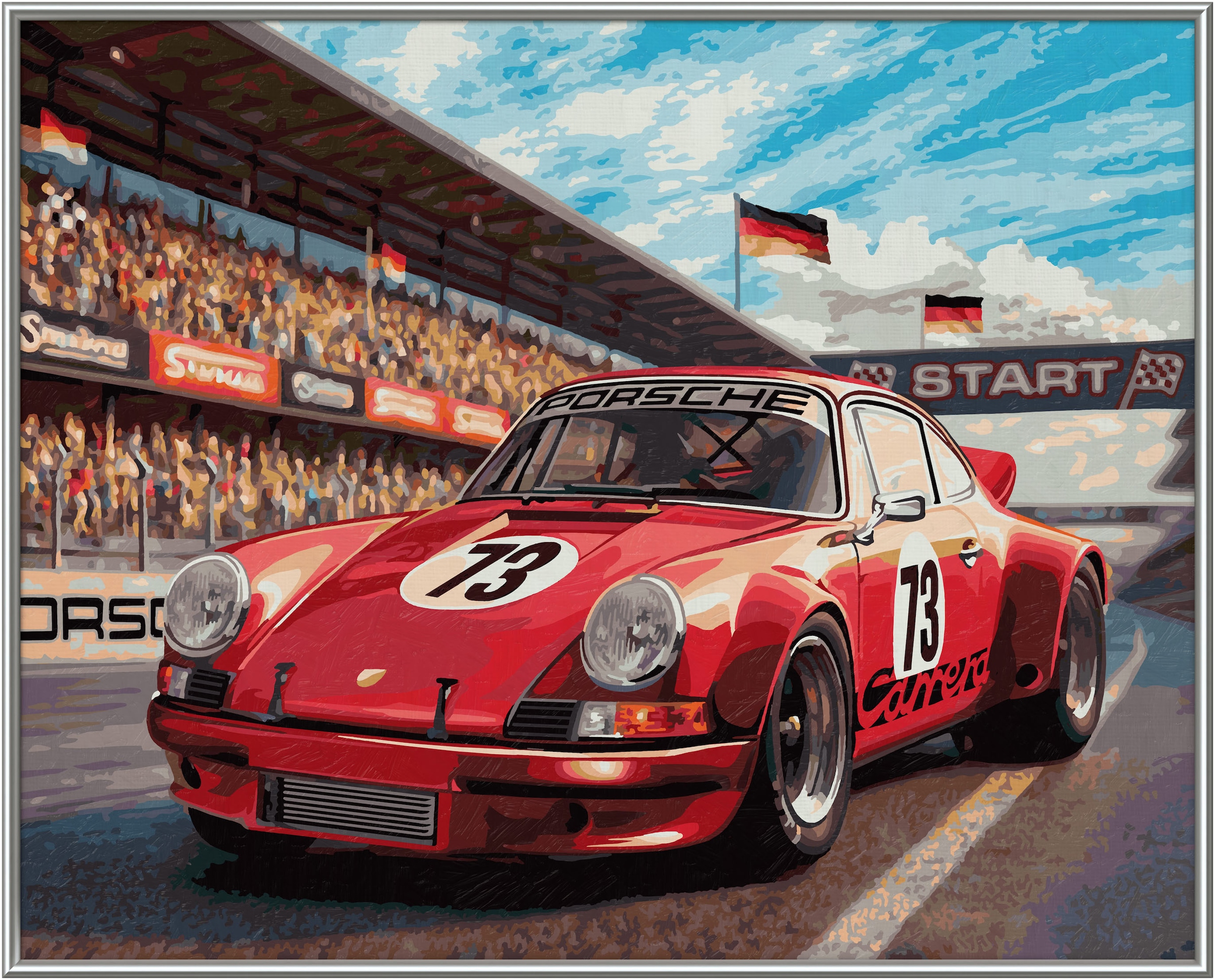 Schipper Malen nach Zahlen »Meisterklasse Premium - Porsche 911 Carrera RSR 2.8« Made in Germany