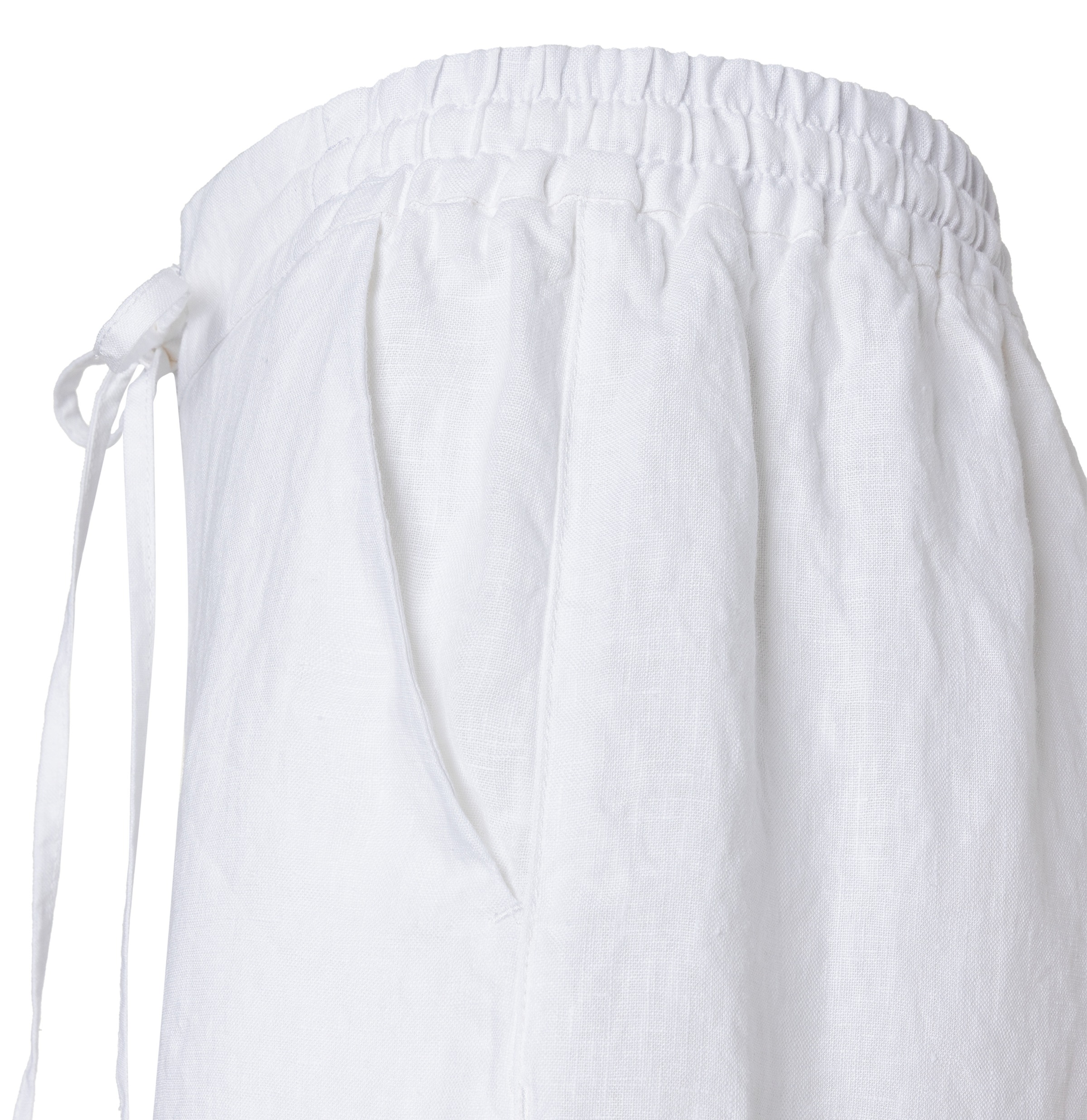 MAC Leinenhose »SANNY«  Shorts, Bermudas mit Gummizug und Kordelzug