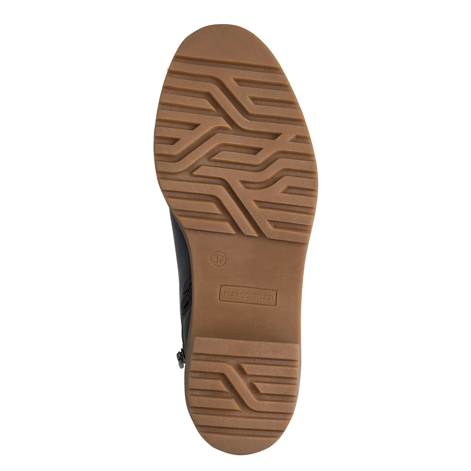 MARCO TOZZI Chelseaboots, Blockabsatz, Stiefelette, Businessschuh in veganer Verarbeitung