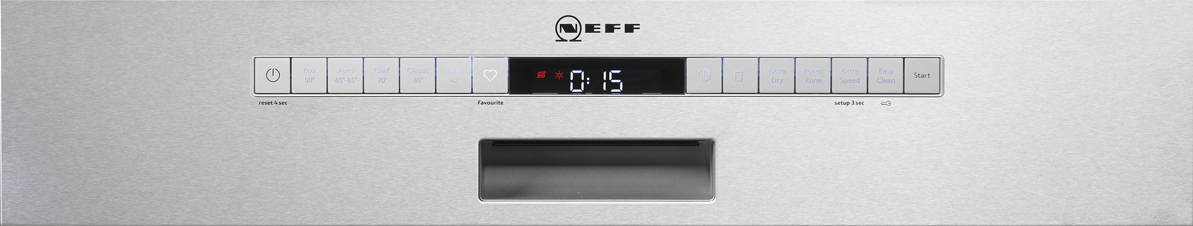 NEFF teilintegrierbarer Geschirrspüler N 51 »S145HAS24E«, 13 Maßgedecke, Aqua Stop®: eine NEFF Garantie bei Wasserschäden