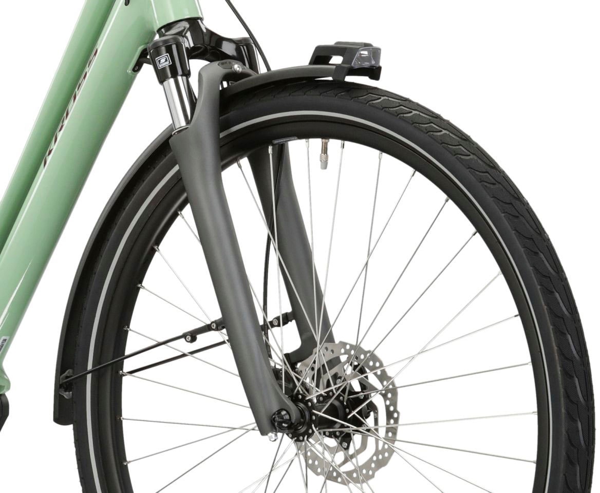 Kross E-Bike »E-Citybike Sentio Hybrid 4.0 28 Zoll grün«, 7 Gang, Shimano, NEXUS, Mittelmotor 250 W