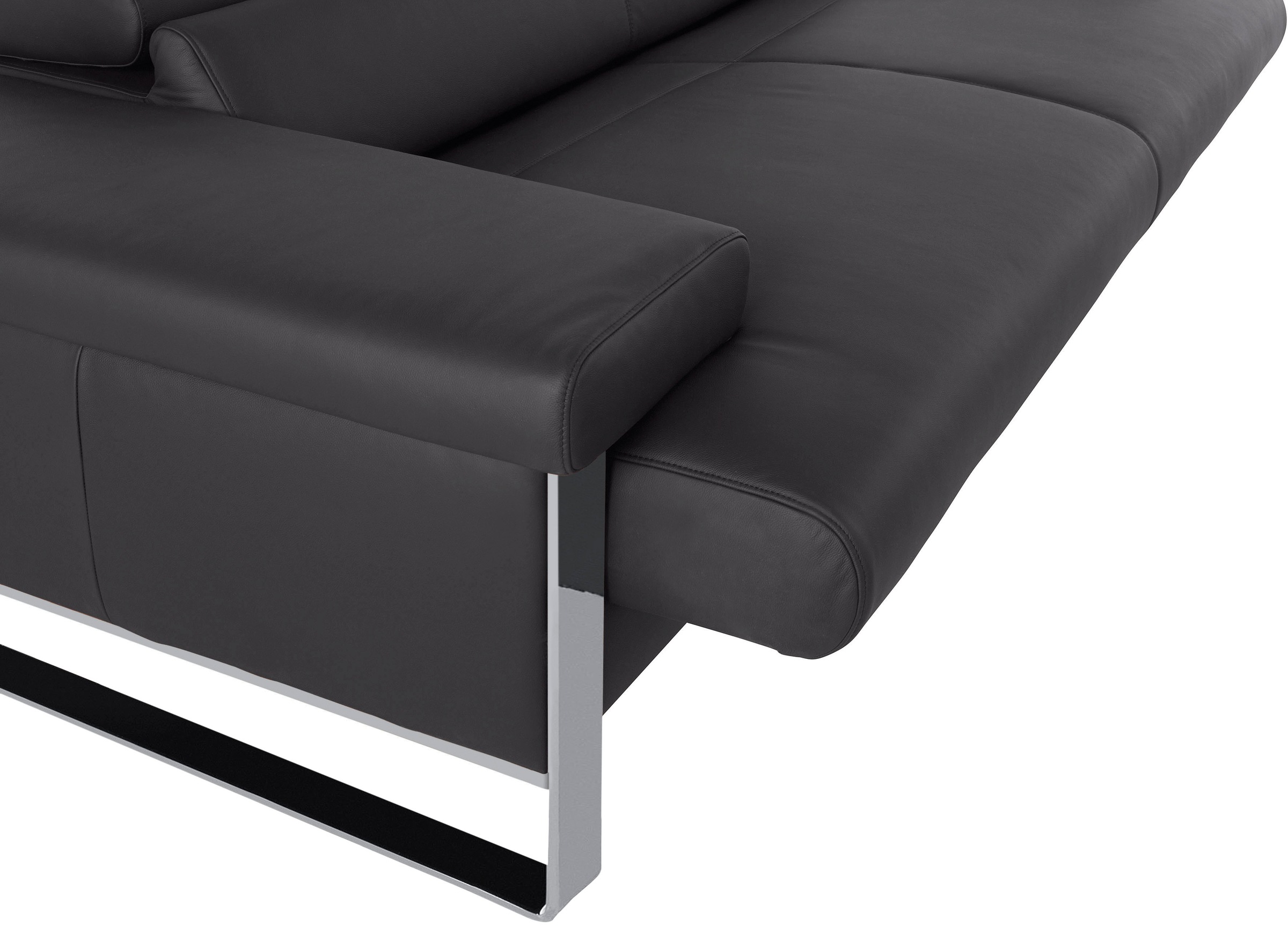 W.SCHILLIG 2-Sitzer »finn«, German Design Award 2016, Fußgestell Chrom glänzend, Breite 230 cm