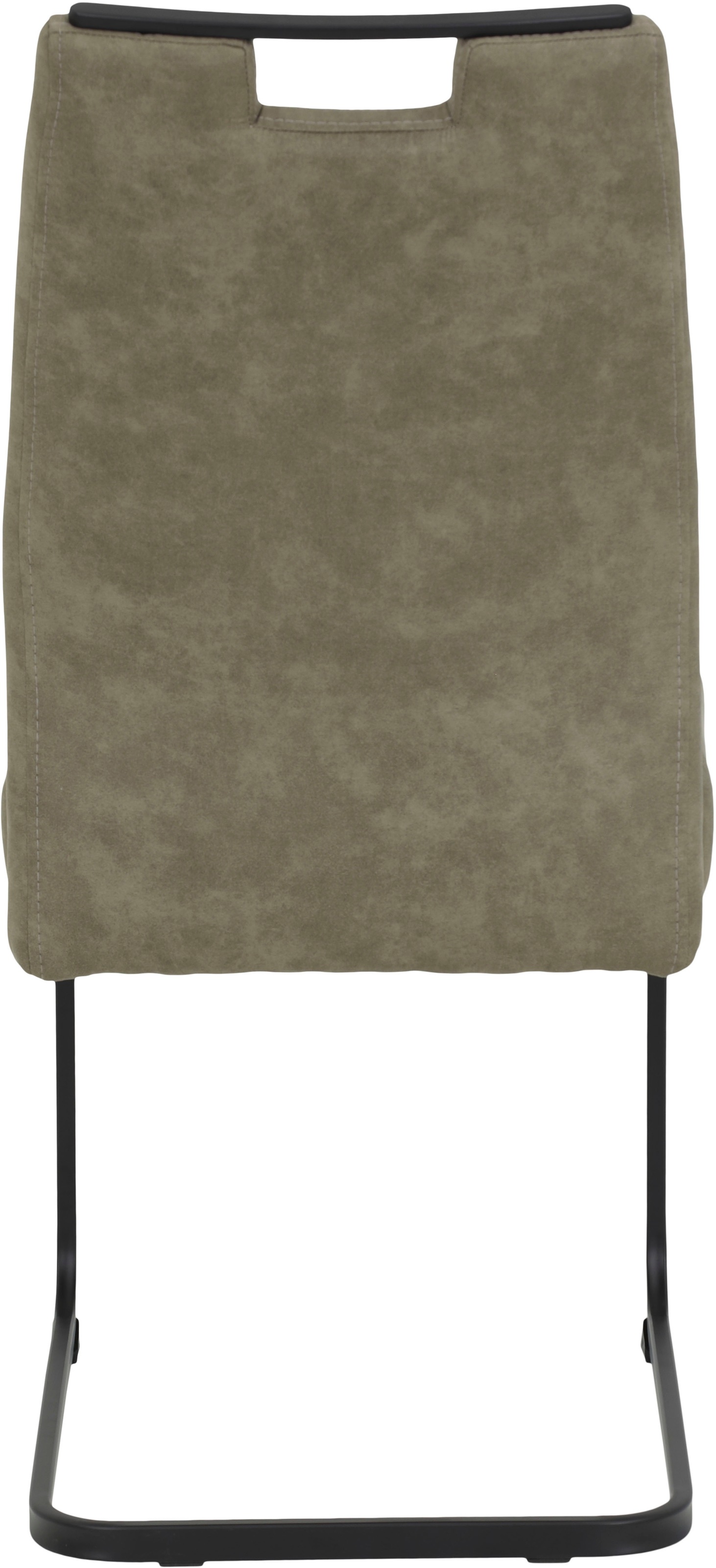 HELA Freischwinger »KERSTIN«, (Set), 4 St., Microfaser VINTAGE-Polyester, Freischwinger, XL Sitzbreite, Griff, Vintage Optik, 140kg belastbar