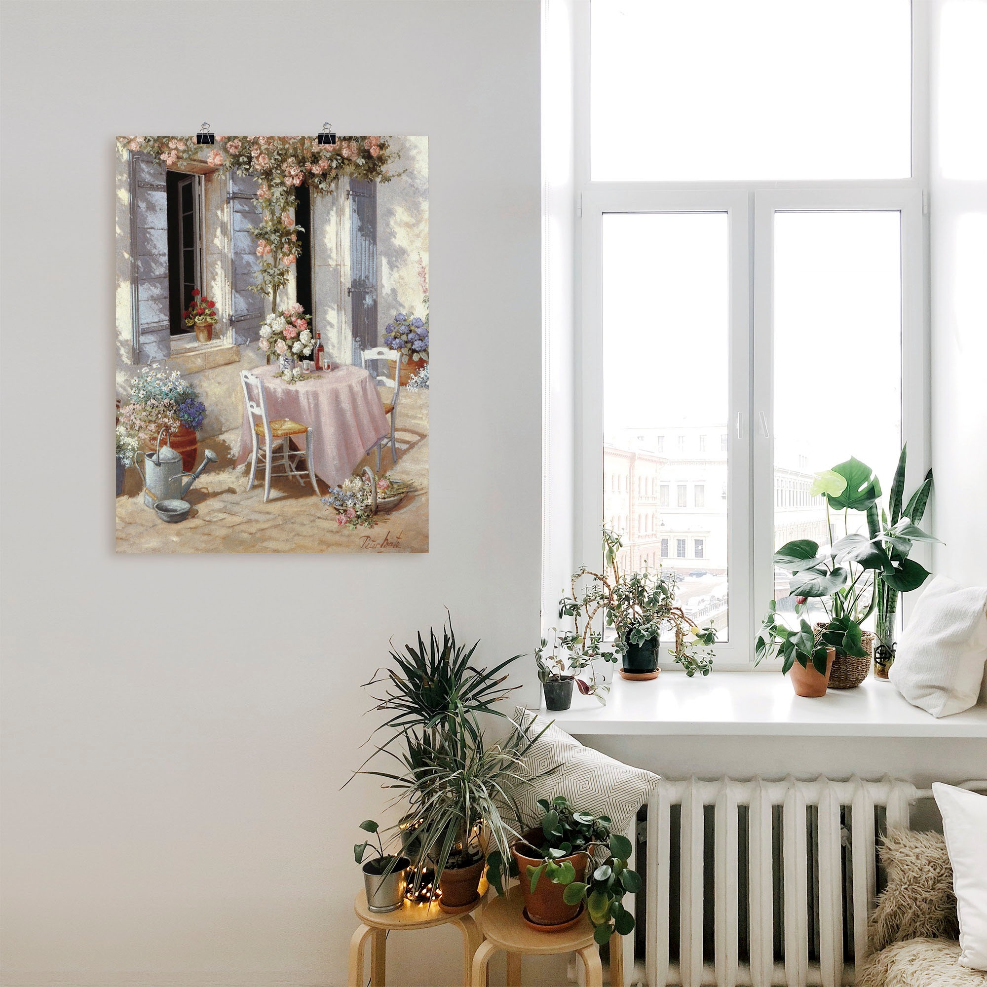 Artland Wandbild »Einladung«, Garten, (1 St.), als Leinwandbild, Poster in günstig online kaufen
