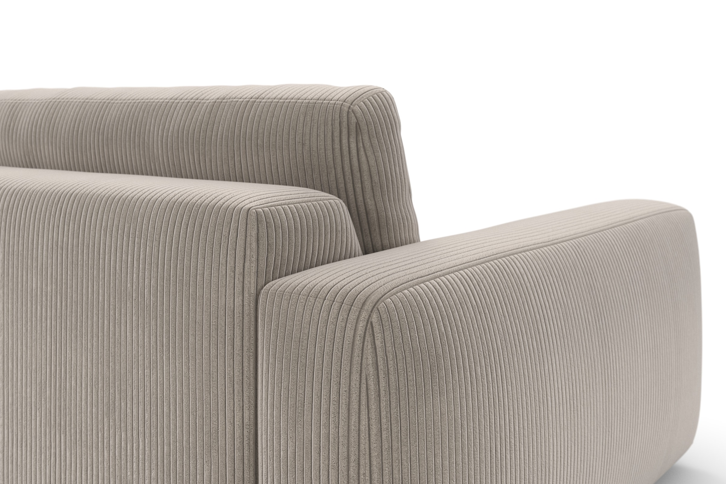 TRENDMANUFAKTUR Ecksofa »Bourbon«, (2 St.), mit extra hohem Sitzkomfort, auch in Cord erhältlich
