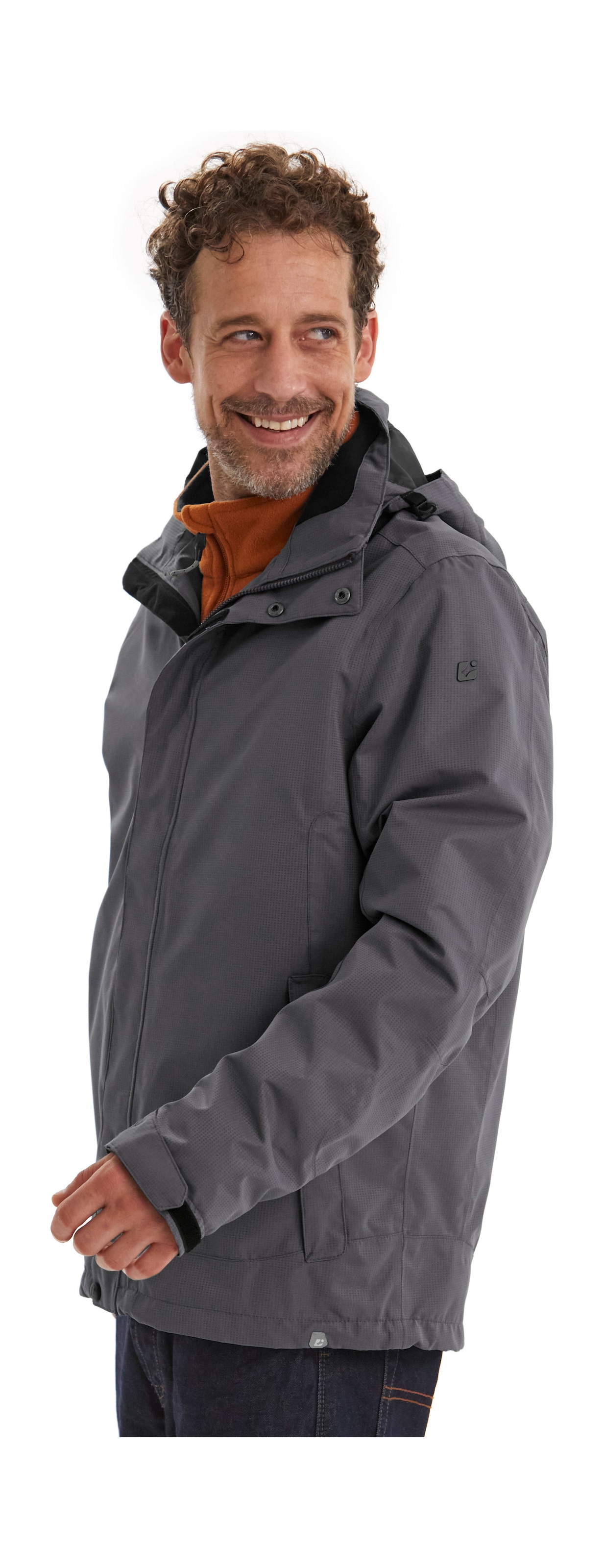 Killtec Outdoorjacke »Xenios« Wind- und wasserdichte Herrenjacke, atmungsaktiv, abnehmbare Kapuze