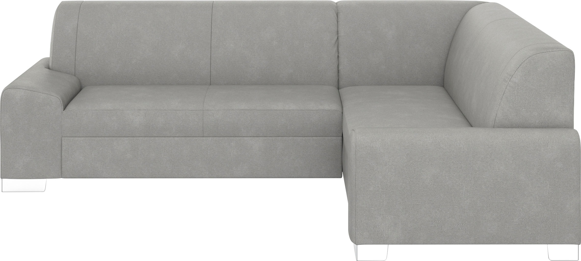 DOMO collection Ecksofa »Anzio in kubischer Formensprache, flache Armlehnen günstig online kaufen