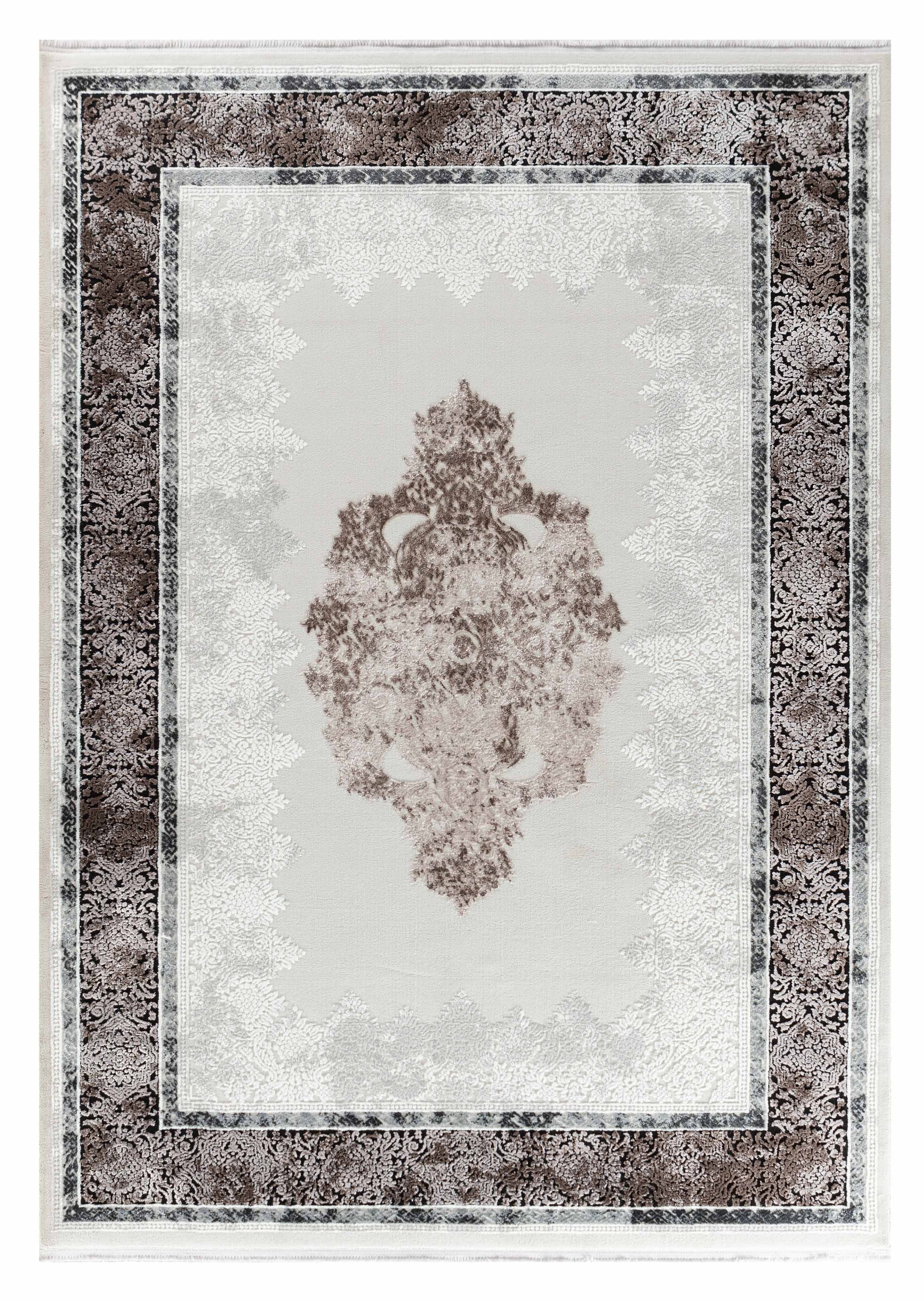 Sehrazat Teppich »Glory 240«, rechteckig, 10 mm Höhe, Wohnzimmer, Kurzflor, Hoch-Tief-Struktur