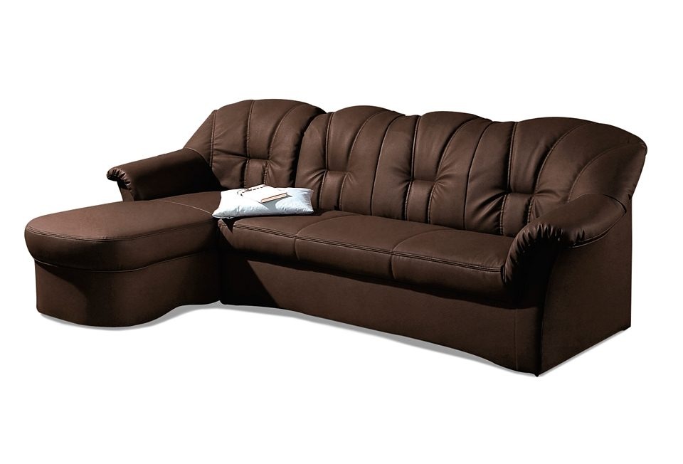 DOMO collection Ecksofa Papenburg L-Form, in großer Farbvielfalt, wahlweise mit Bettfunktion