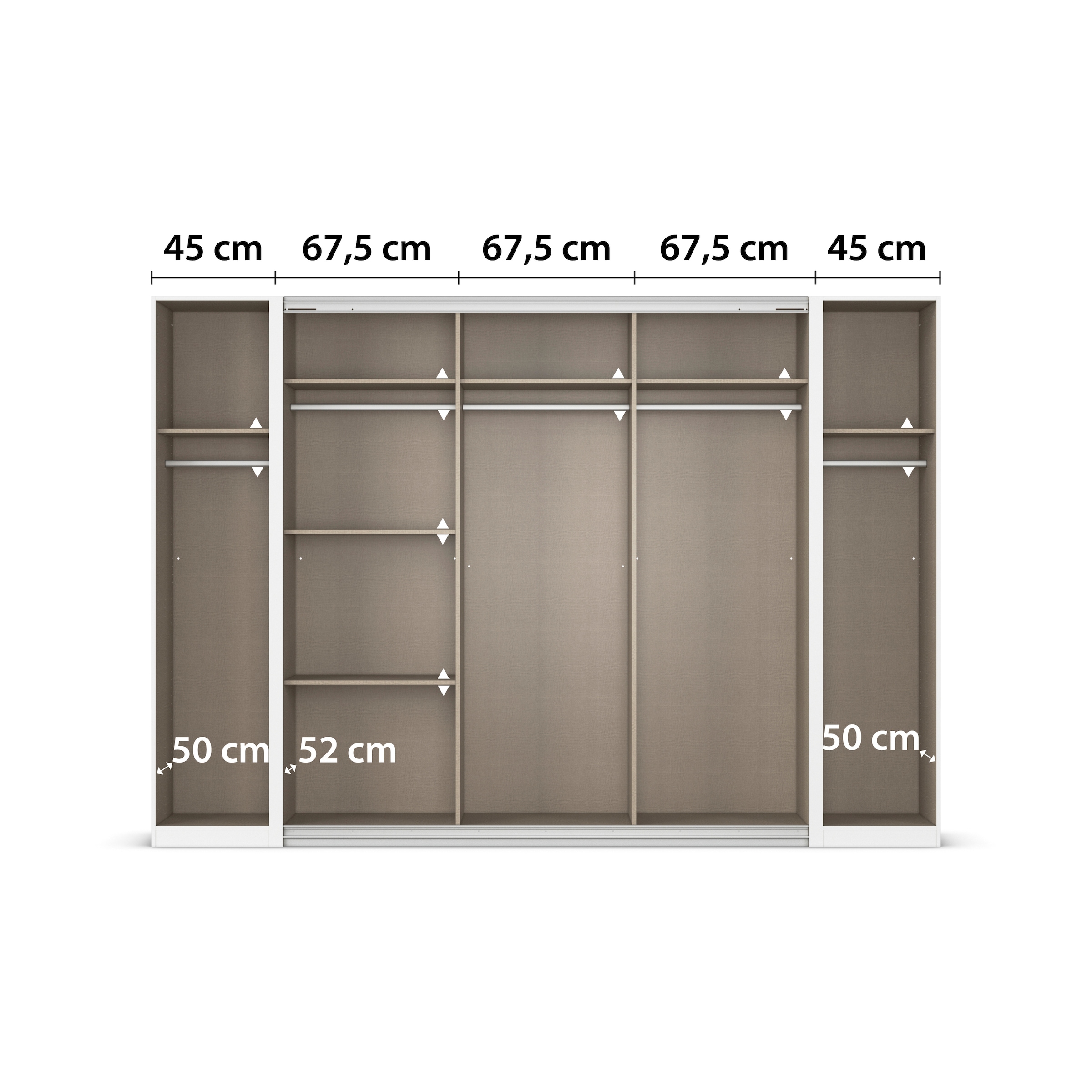 rauch Schwebetürenschrank »Agordo«, (im angesagten Mix aus Dreh- und Schwebetüren), optional mit Spiegel und zwei Griff-Farben MADE IN GERMANY