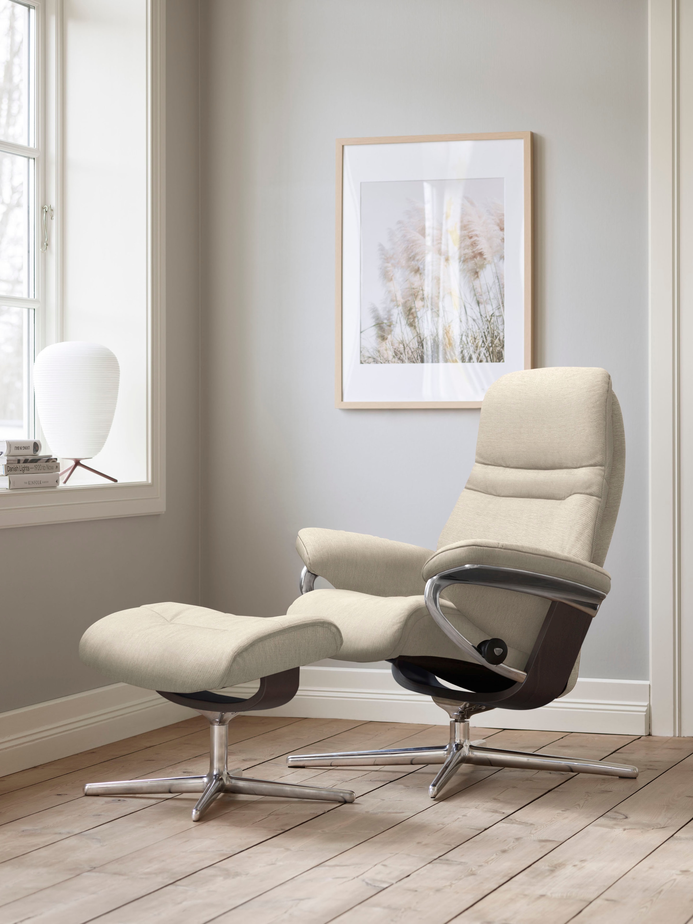 Stressless® Relaxsessel »Sunrise«, (Set, Relaxsessel mit Hocker), mit Hocke günstig online kaufen