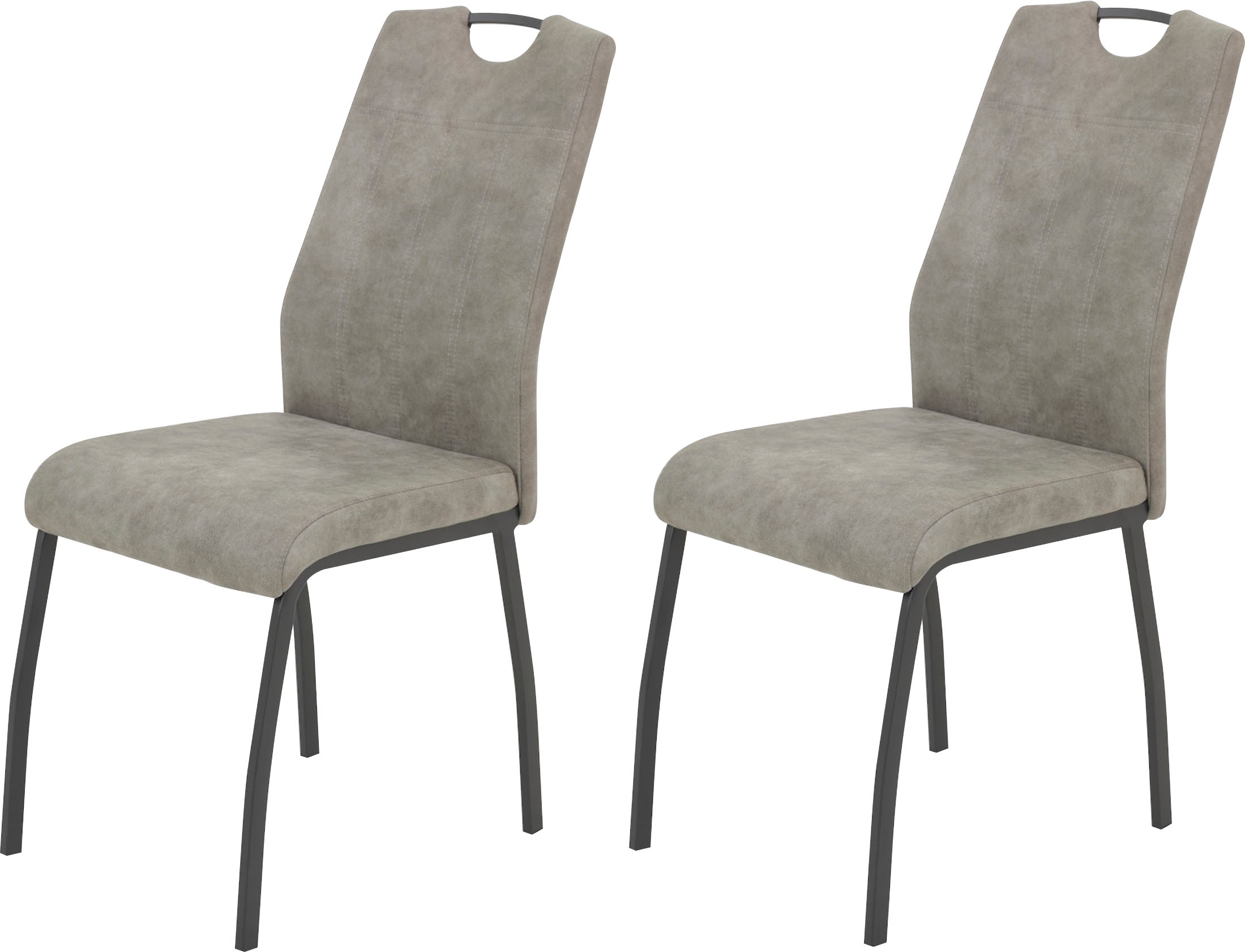 HELA Esszimmerstuhl »ELIF«, (Set), 2 St., Microfaser, 140 Kg Belastbar, Küchenstuhl