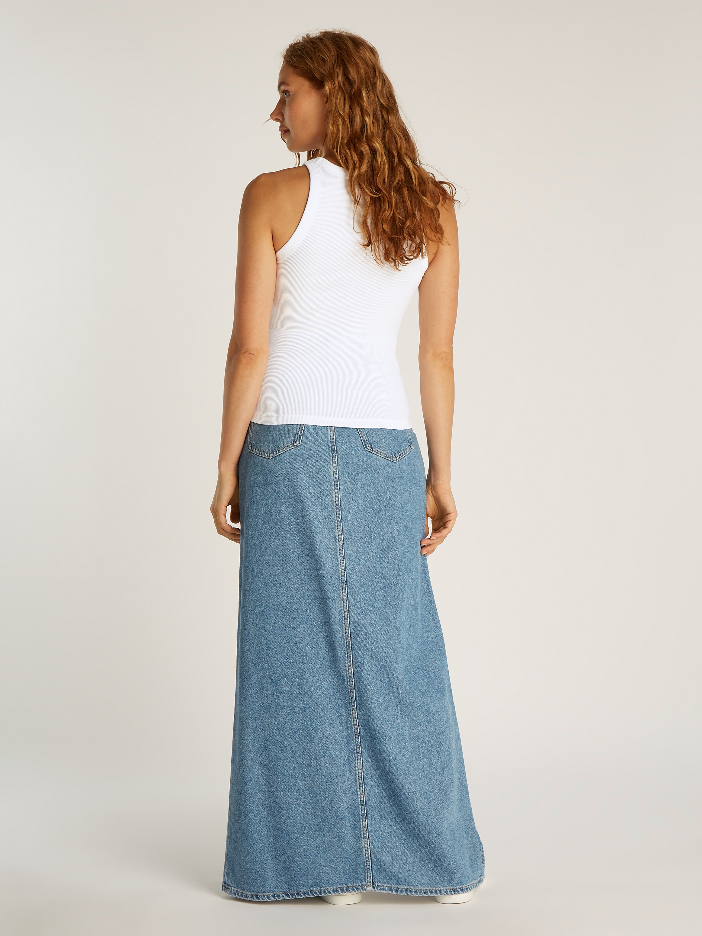Calvin Klein Jeans Tanktop »MONOLOGO RIB TANK TOP«, mit Logostickerei