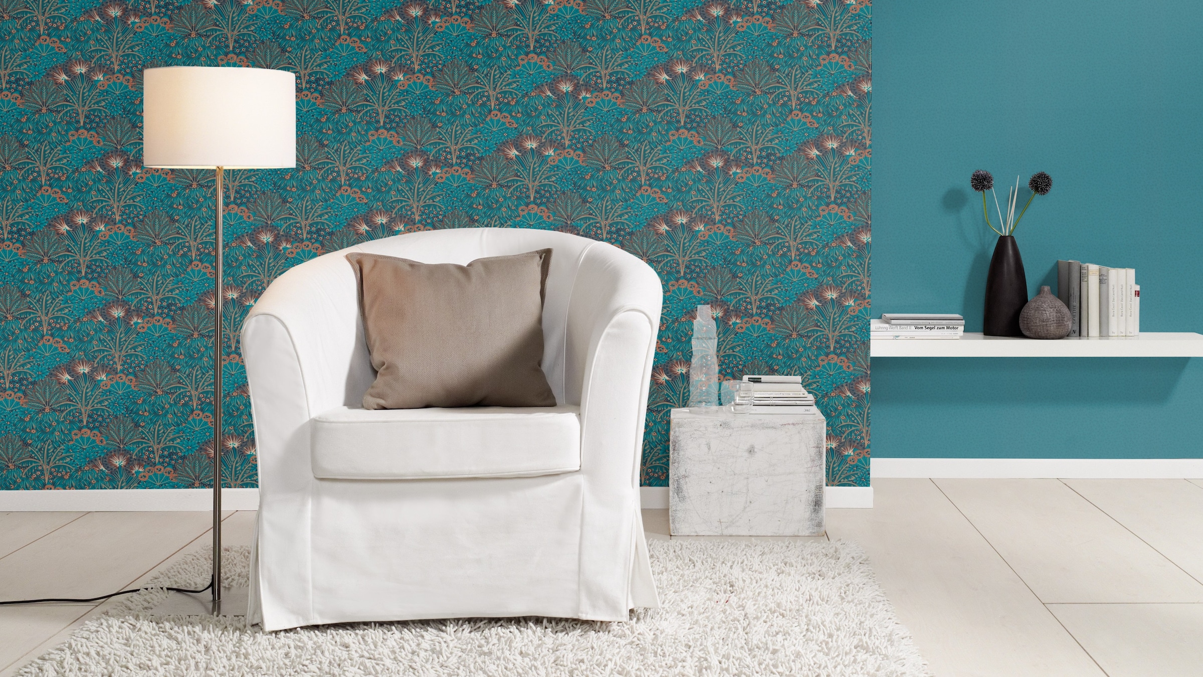 Rasch Vliestapete »Sophia« geblümt glatt