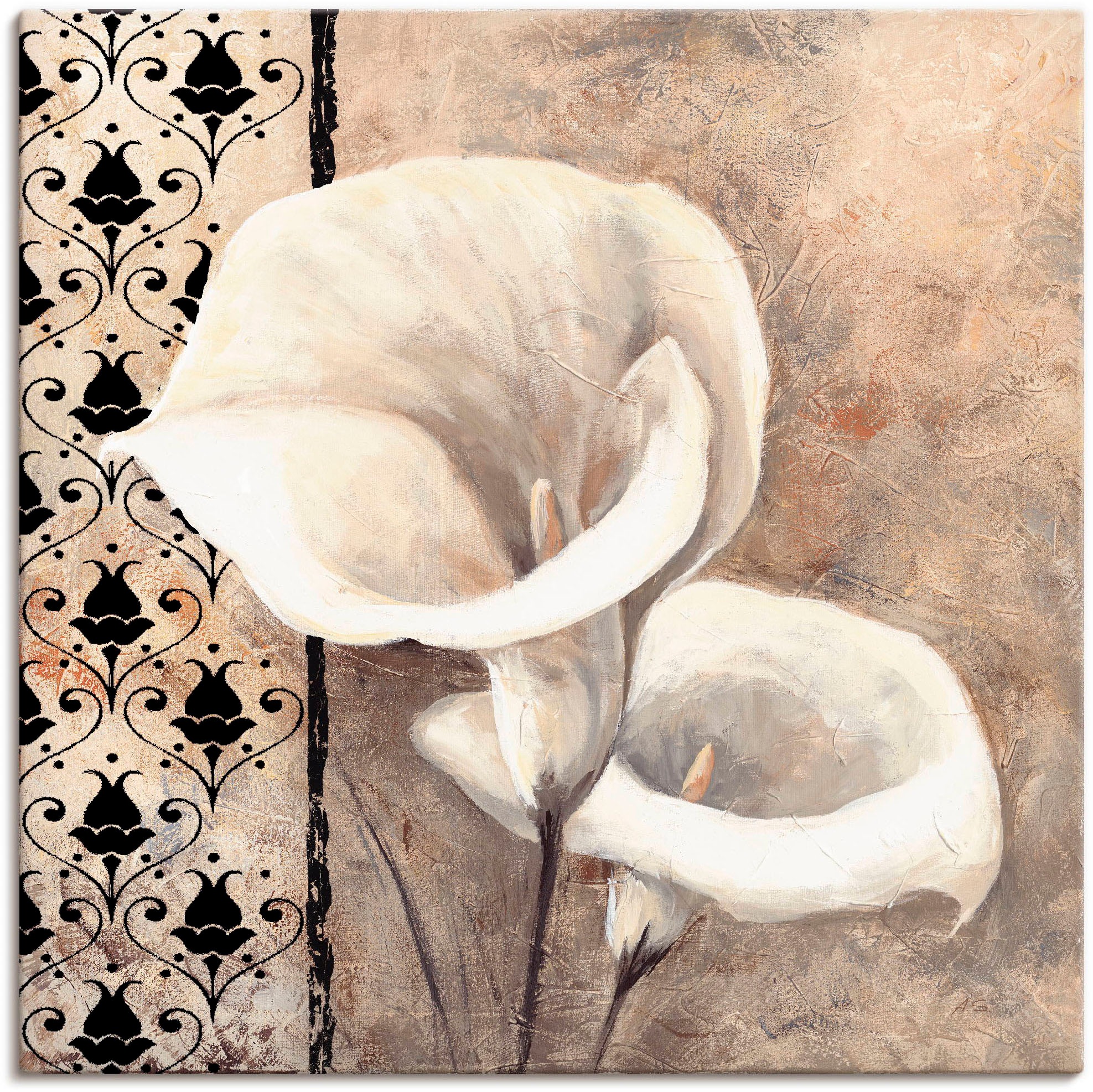 Artland Wandbild »Klassische Callas« Blumenbilder 1 Stk. tlg. als Alubild, günstig online kaufen