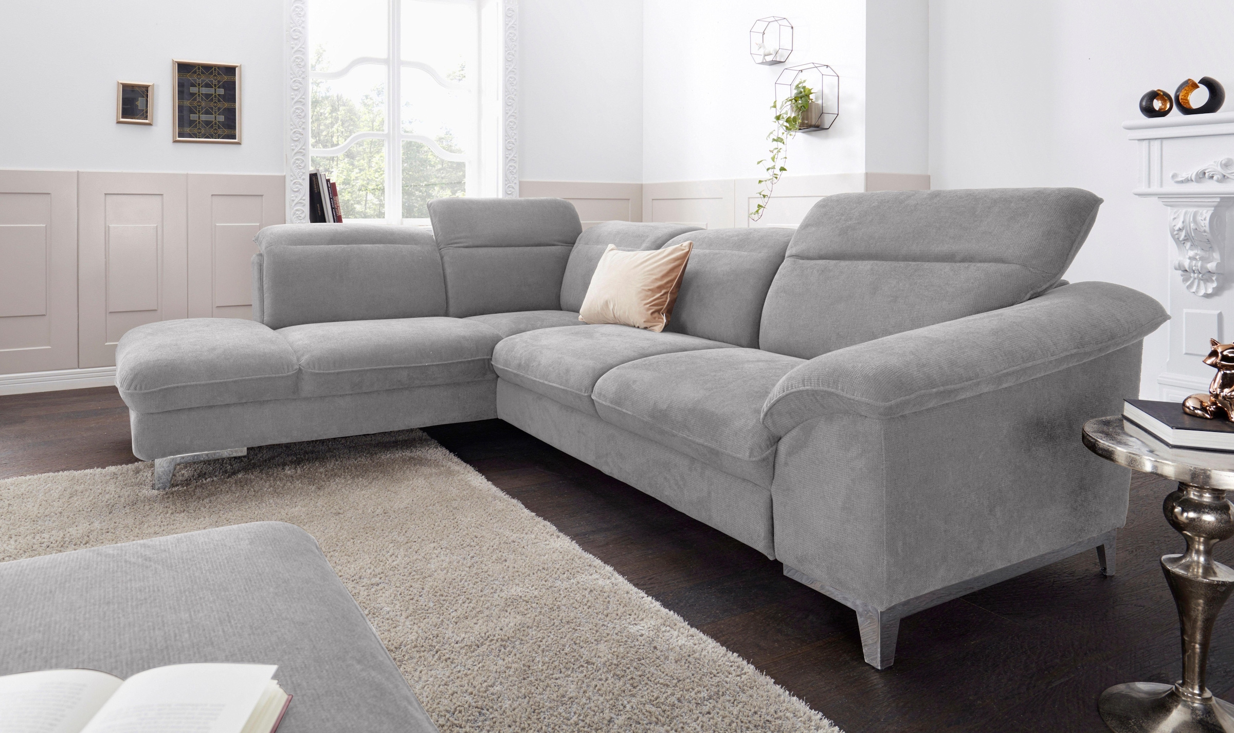 COTTA Polstergarnitur »Teresa L-Form«, (Set), Set bestehend aus: Ecksofa mi günstig online kaufen