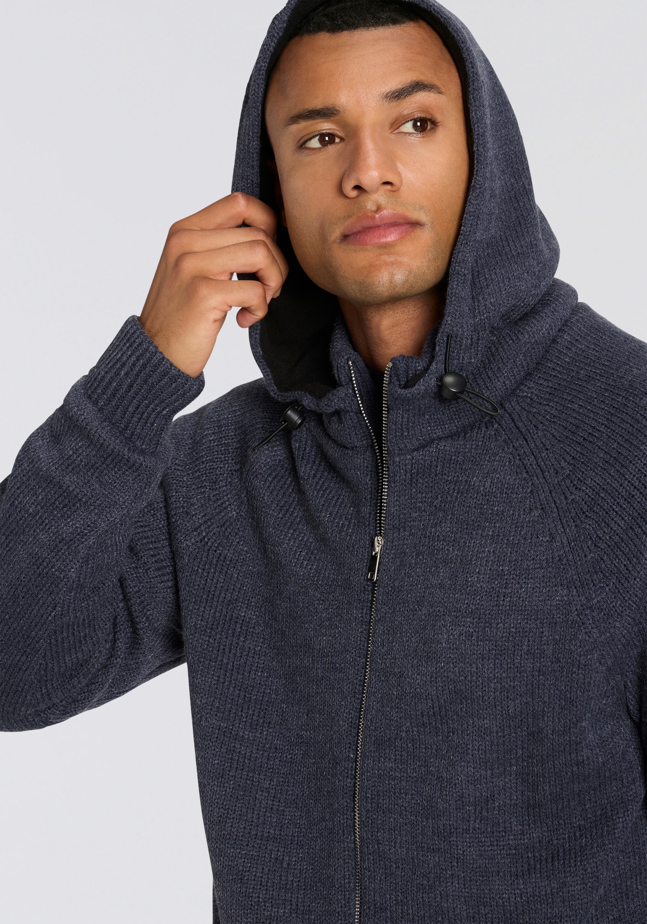 Bruno Banani Kapuzenstrickjacke