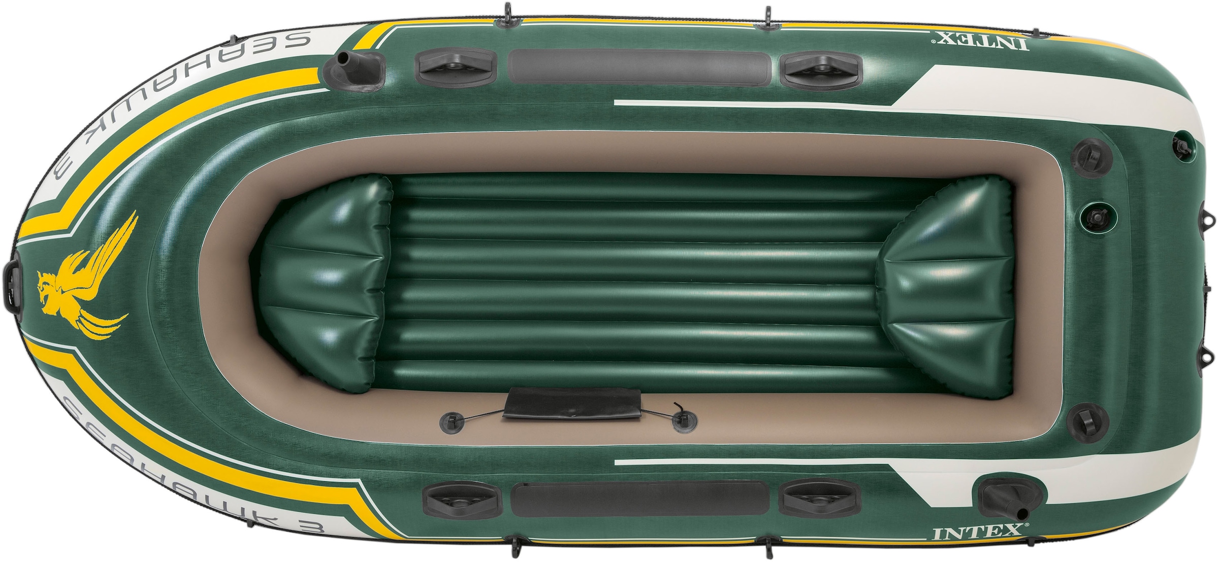 Intex Schlauchboot »Seahawk 3«, (Set, mit 2 Paddeln und Luftpumpe)