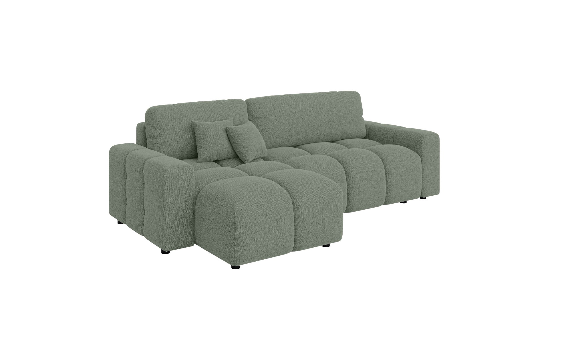 INOSIGN Ecksofa »FELICI, Schlafsofa 233cm, L-Form mit Recamiere beidseitig montierbar«, Designsofa mit Bettfunktion und Bettkasten, Maße B/T/H: 233/142/88 cm