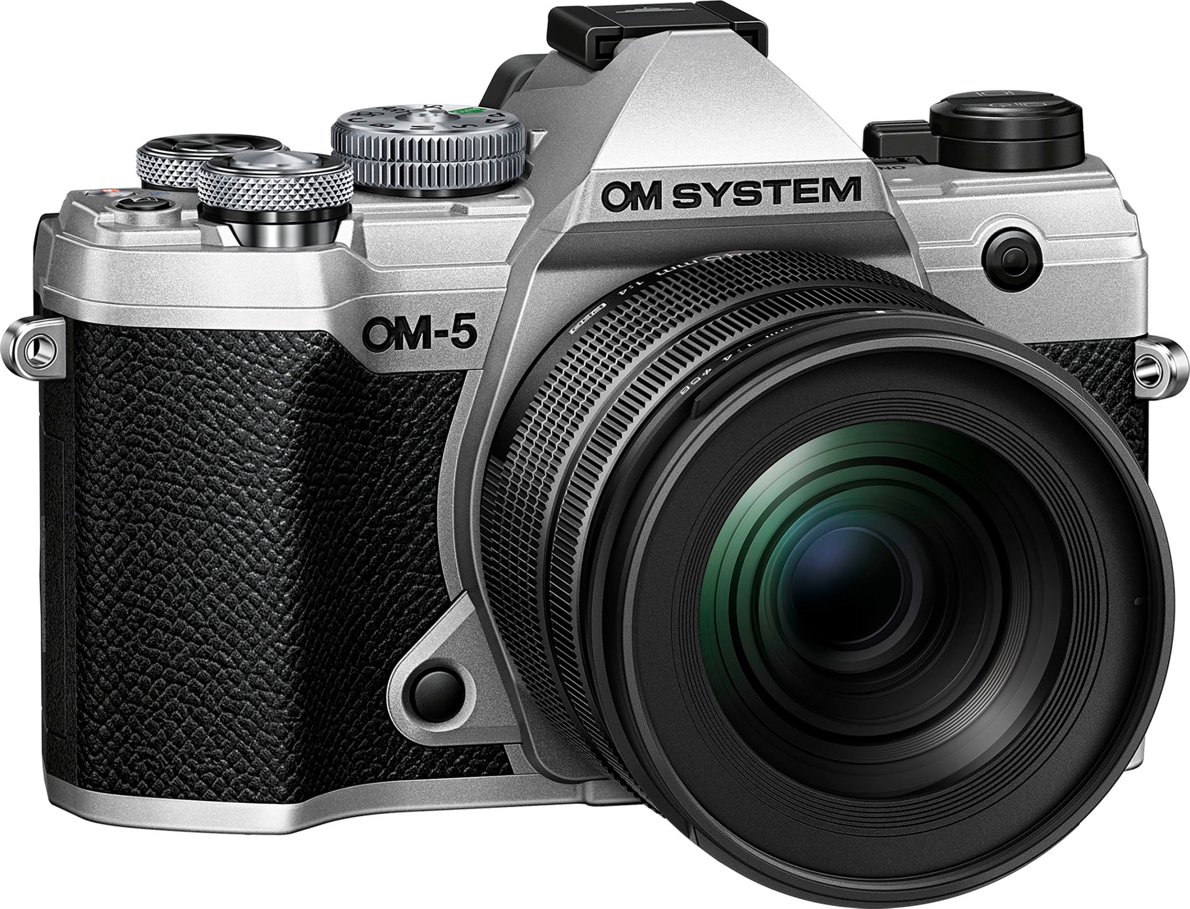 Olympus Systemkamera »OM-5 1245 Kit«, M.Zuiko Digital ED 12‑45mm F4 PRO, 20,4 MP, WLAN (Wi-Fi)-Bluetooth