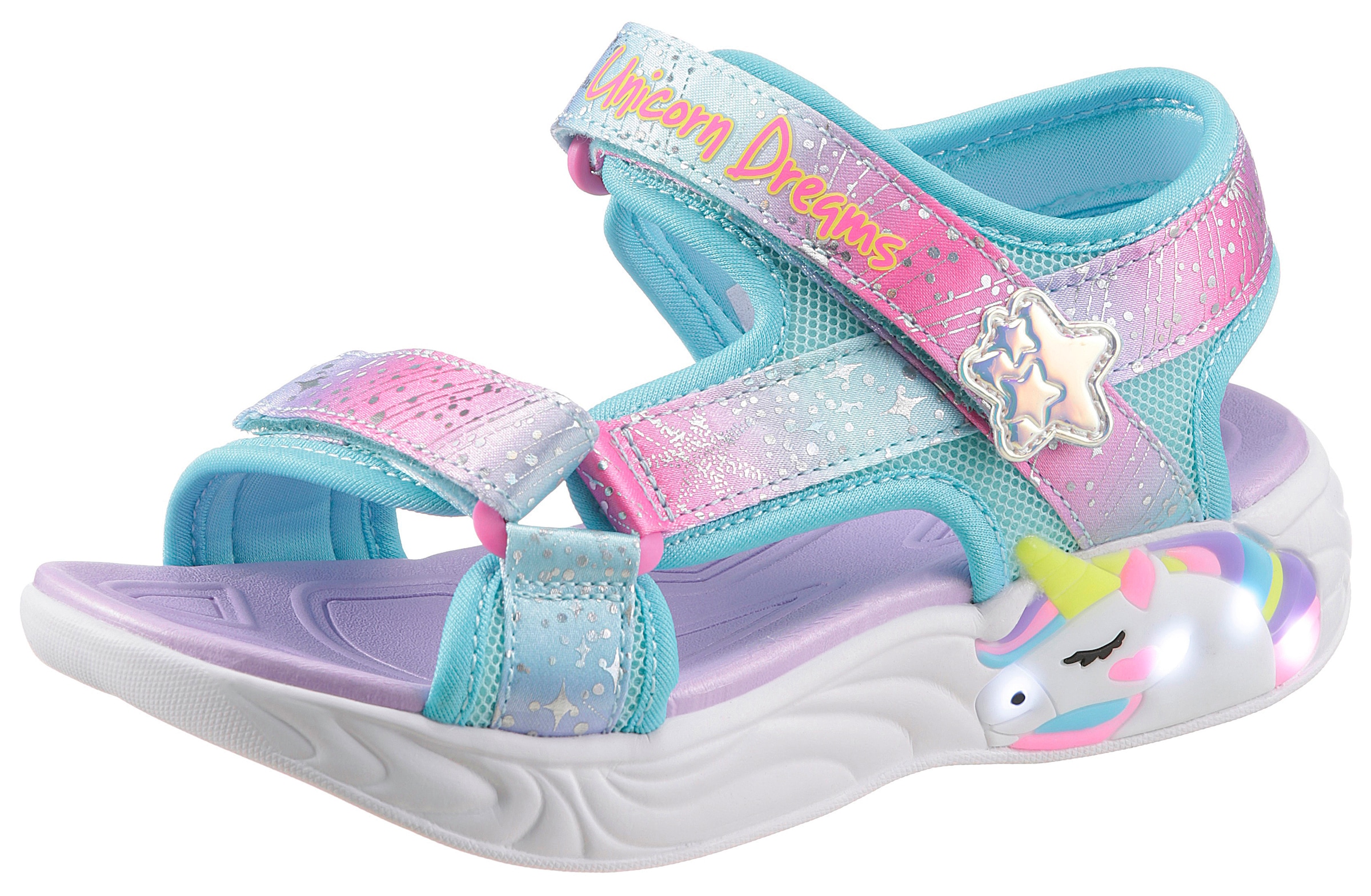 BLISS«, MAJESTIC DREAMS Kids »UNICORN kaufen SANDAL Einhorn-Applikation Sandale mit Skechers blinkender