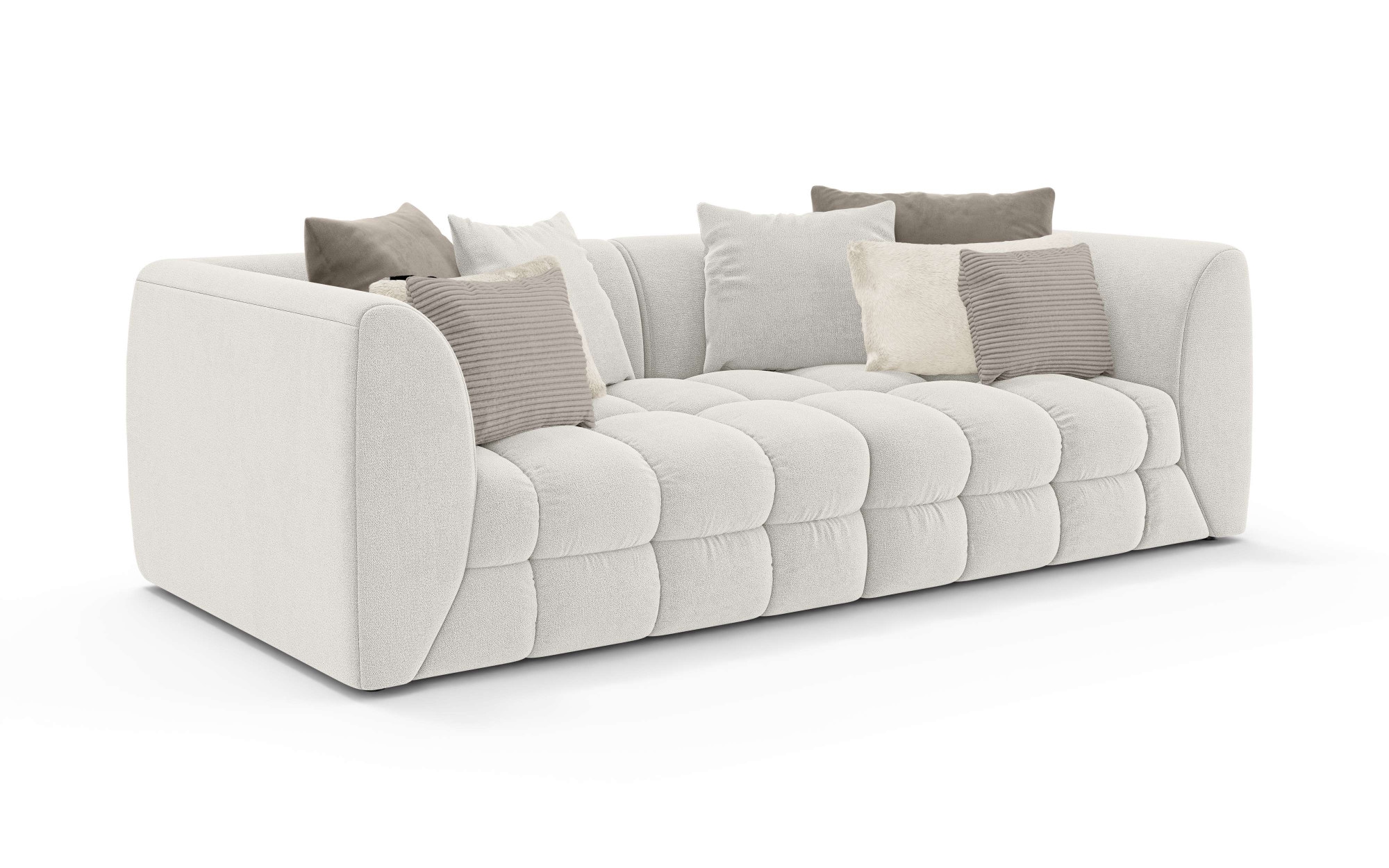 s.Oliver Big-Sofa »COBBO 3-Sitzer Design-Sofa Bubble-Optik, Maße B/T/H: 259 günstig online kaufen