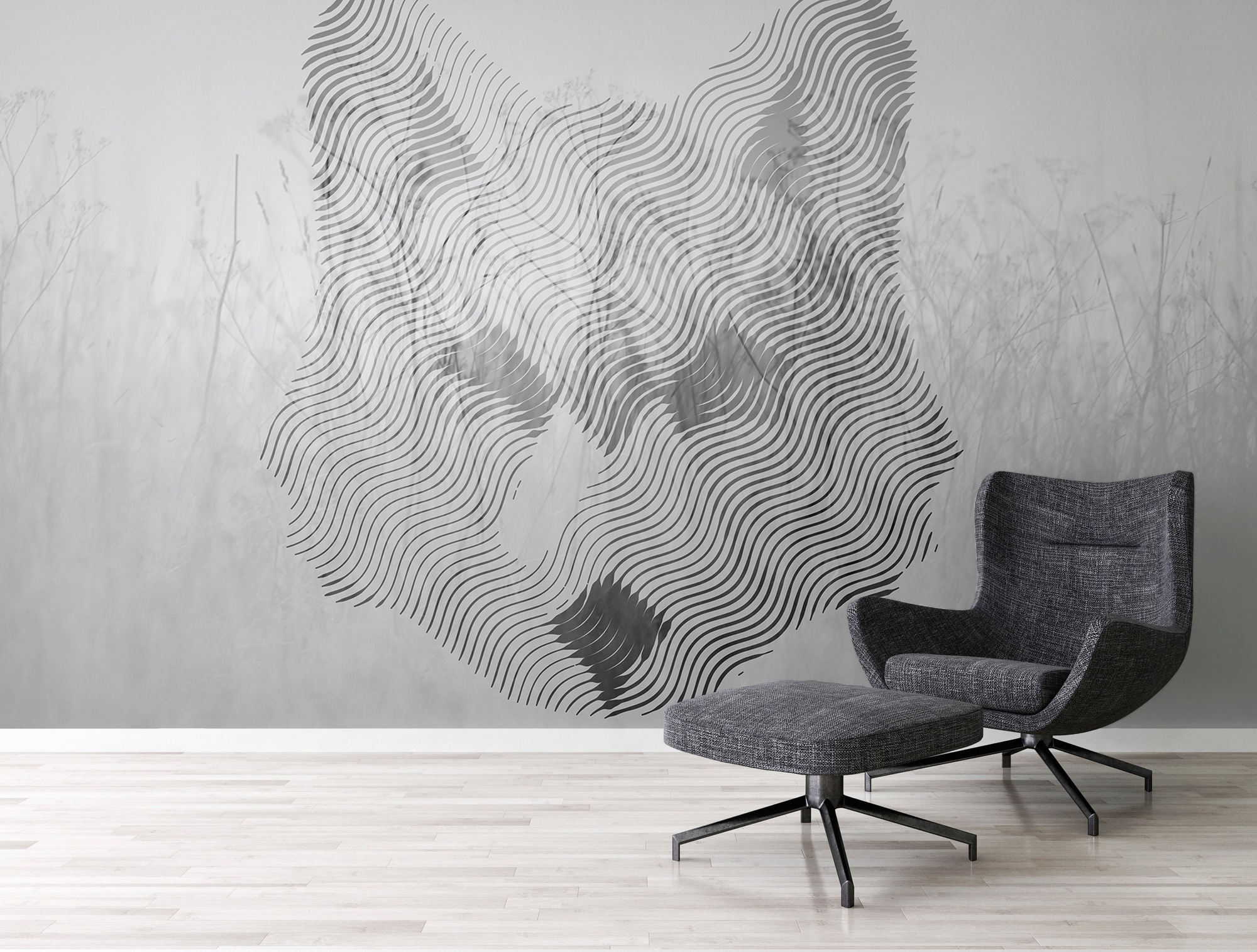 Architects Paper Fototapete »Atelier 47 Fox Graphic 2« abstrakt glatt Vlies günstig online kaufen