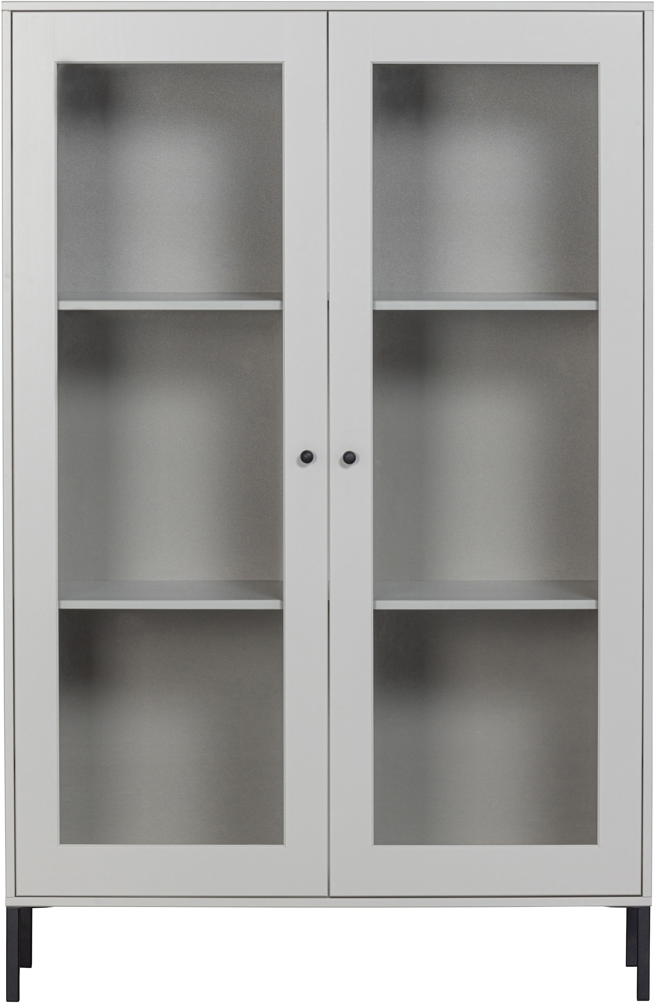 WOOOD Vitrine »Xam FSC®-Kiefernholz geschliffen mit offenen Fächern 100x40x155 cm« Sichtbare Maserung, Tragkraft 15 kg pro Boden, einfach zu montieren