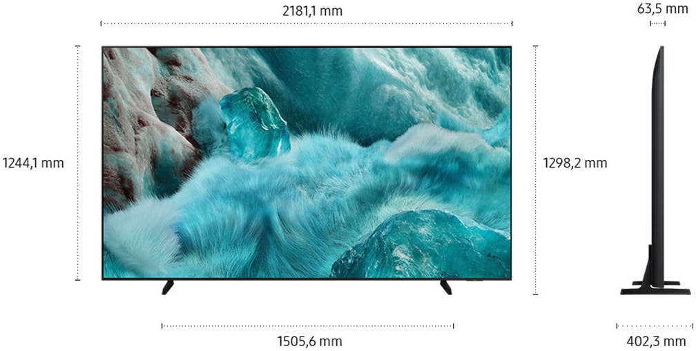 Samsung QLED-Fernseher »GQ98Q7FAAU« 247 cm/98 ″ Smart-TV