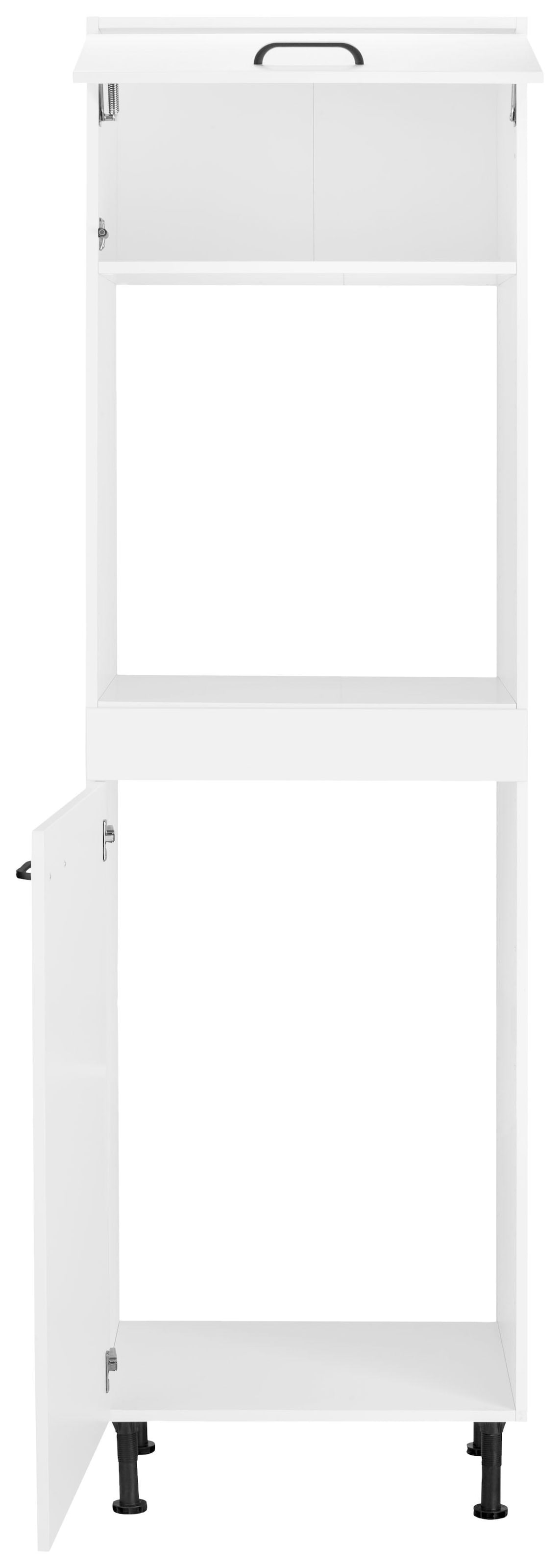 OPTIFIT Backofen/Kühlumbauschrank »Elga«, mit Soft-Close-Funktion, höhenverstellbaren Füßen, Breite 60 cm