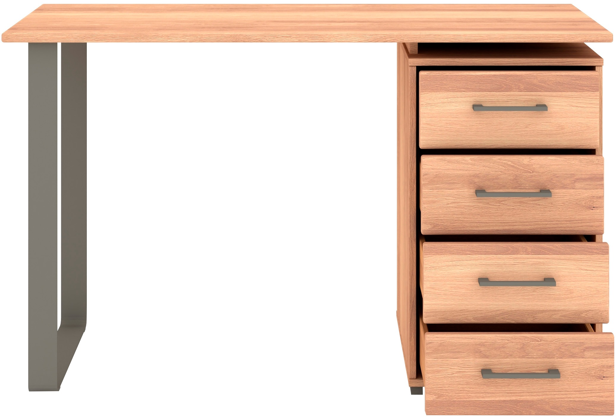 Musterring Schminktisch »Sorrent, Frisiertisch, Schreibtisch, Kosmetiktisch, teilmassiv Eiche«, (mit Schubladen, beidseitig montierbar, 125x75x47 cm)