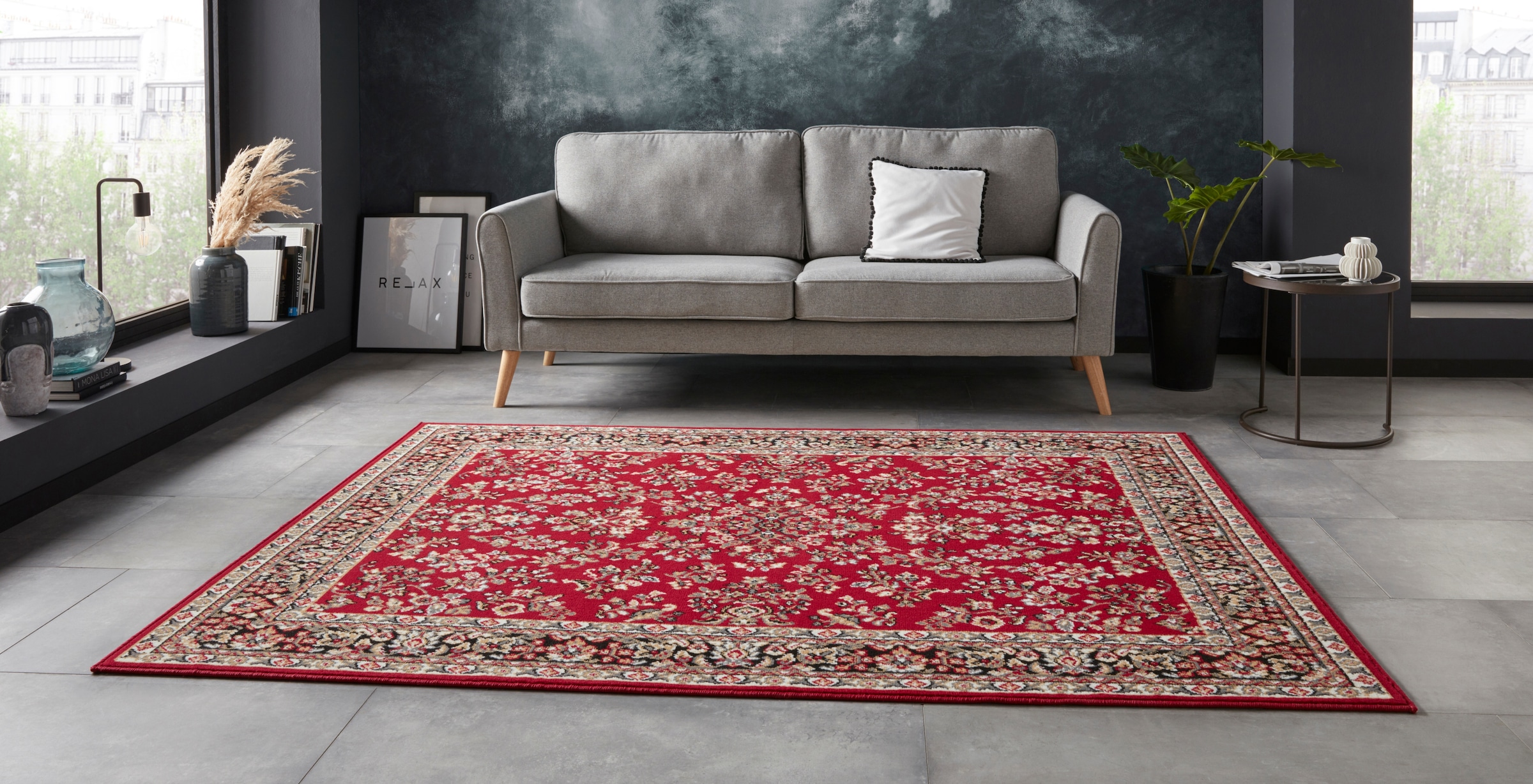 HANSE Home Teppich »Halton« rechteckig 8 mm Höhe Kurzflor, Orient-Optik, mi günstig online kaufen
