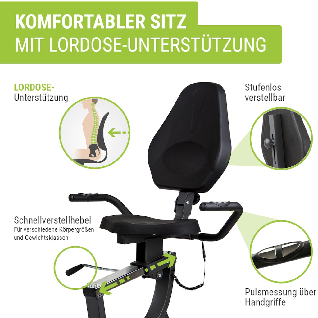 Hammer Liege-Heimtrainer »CleverFold RC5«