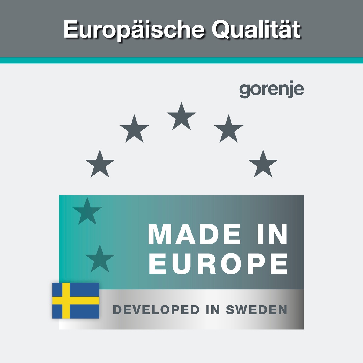 GORENJE Unterbaugeschirrspüler »GU673A65X« 9,5 l 16 Maßgedecke TotalDry - auto. Türöffnung