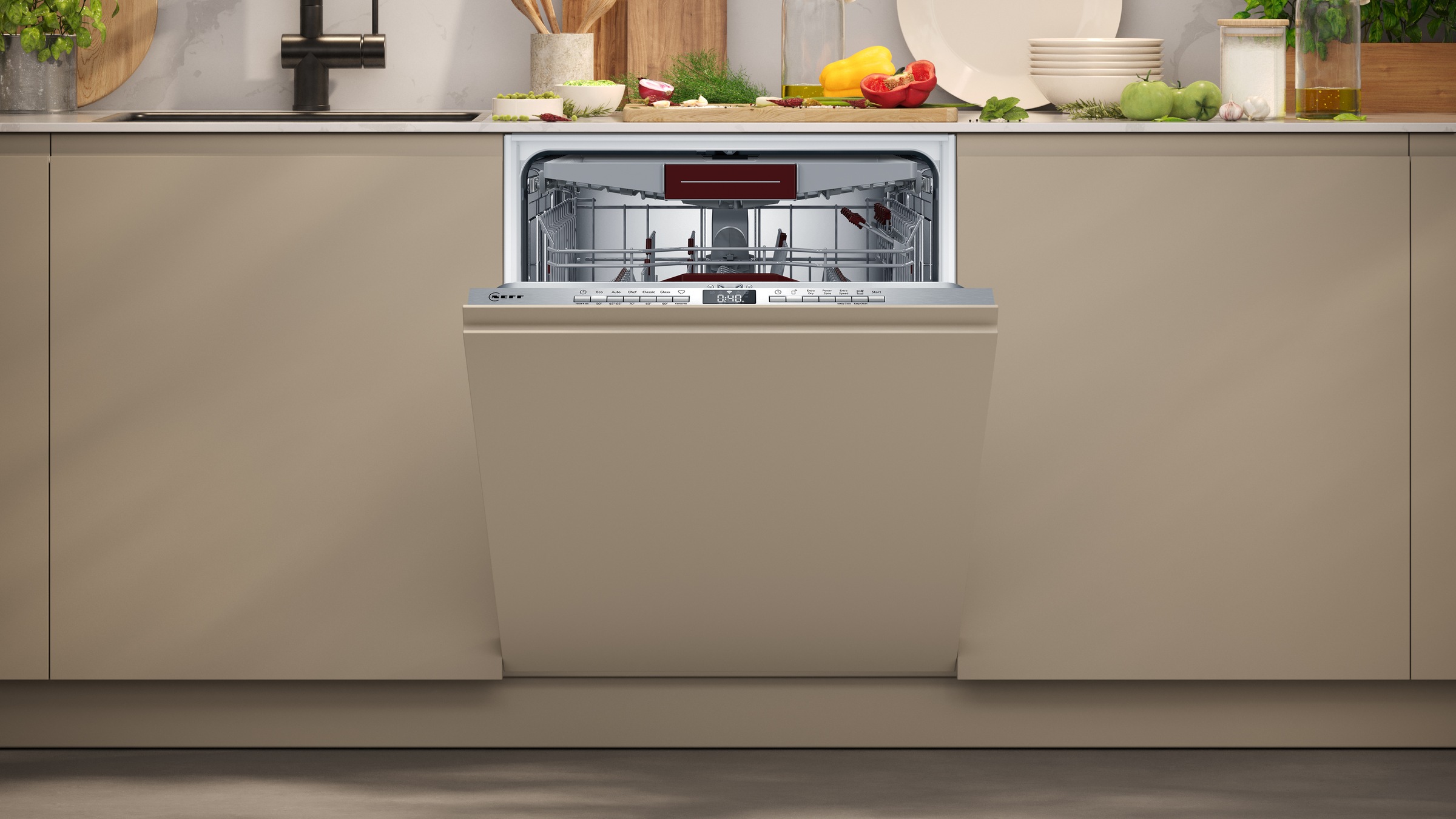 NEFF vollintegrierbarer Geschirrspüler XXL »S255ECXI3E«, 14 Maßgedecke, mit günstig online kaufen