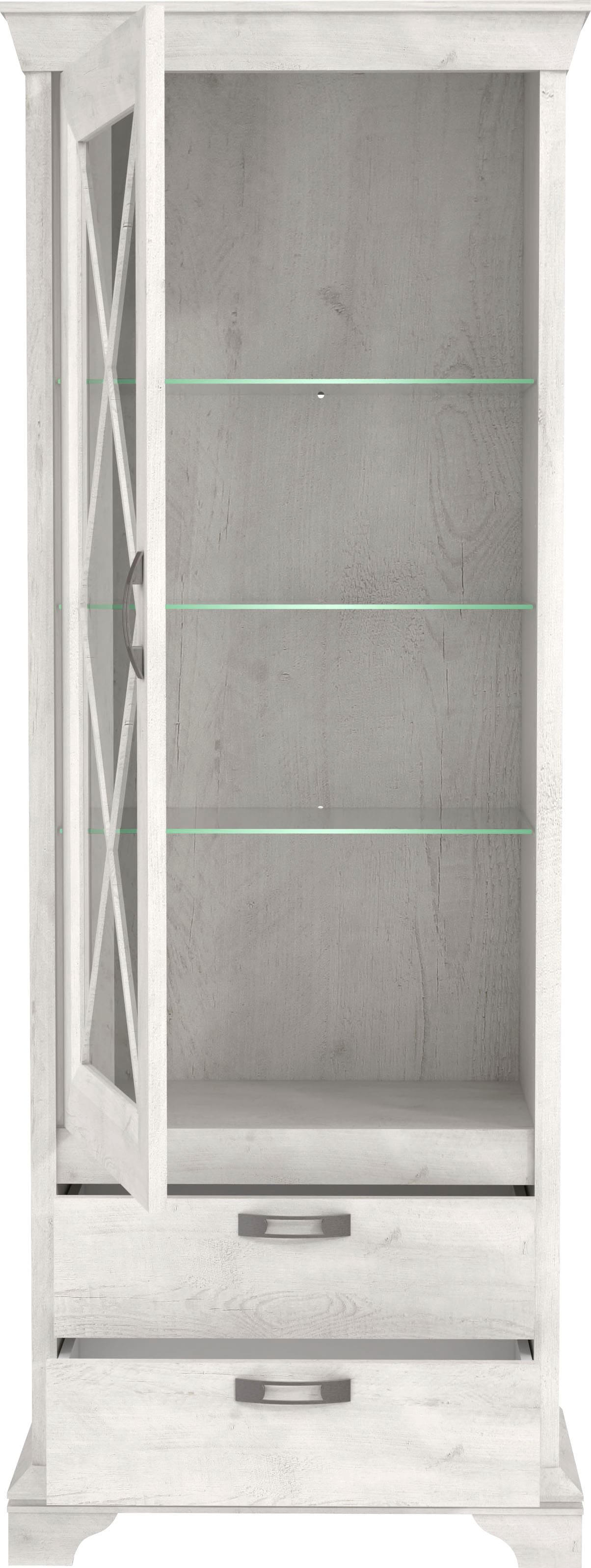 FORTE Vitrine »Kashmir«, Breite 78 cm, inkl. LED Beleuchtung