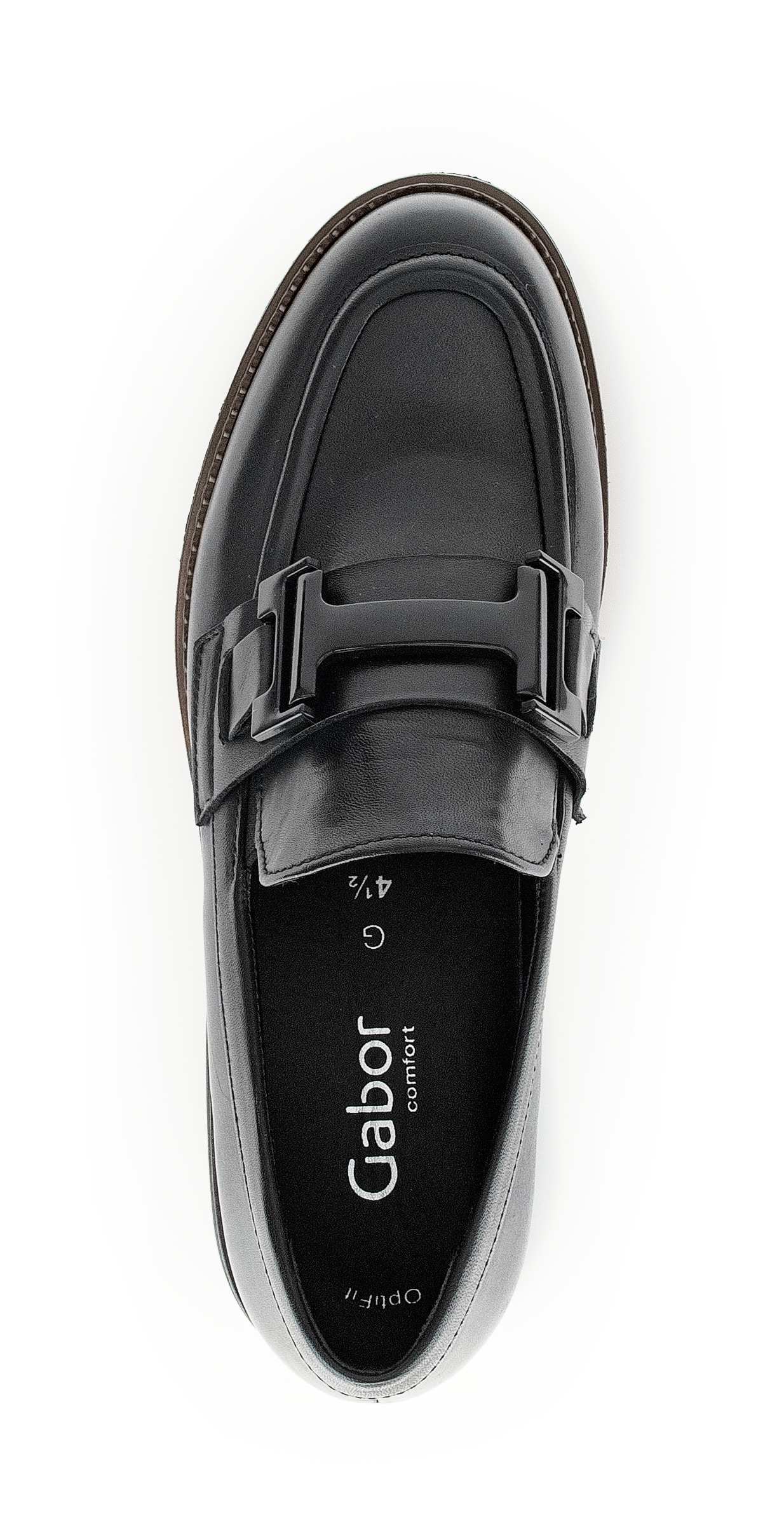 Gabor Loafer »FLORENZ«, Blockabsatz, Slipper, Businessschuh in Bequemweite G (= weit)