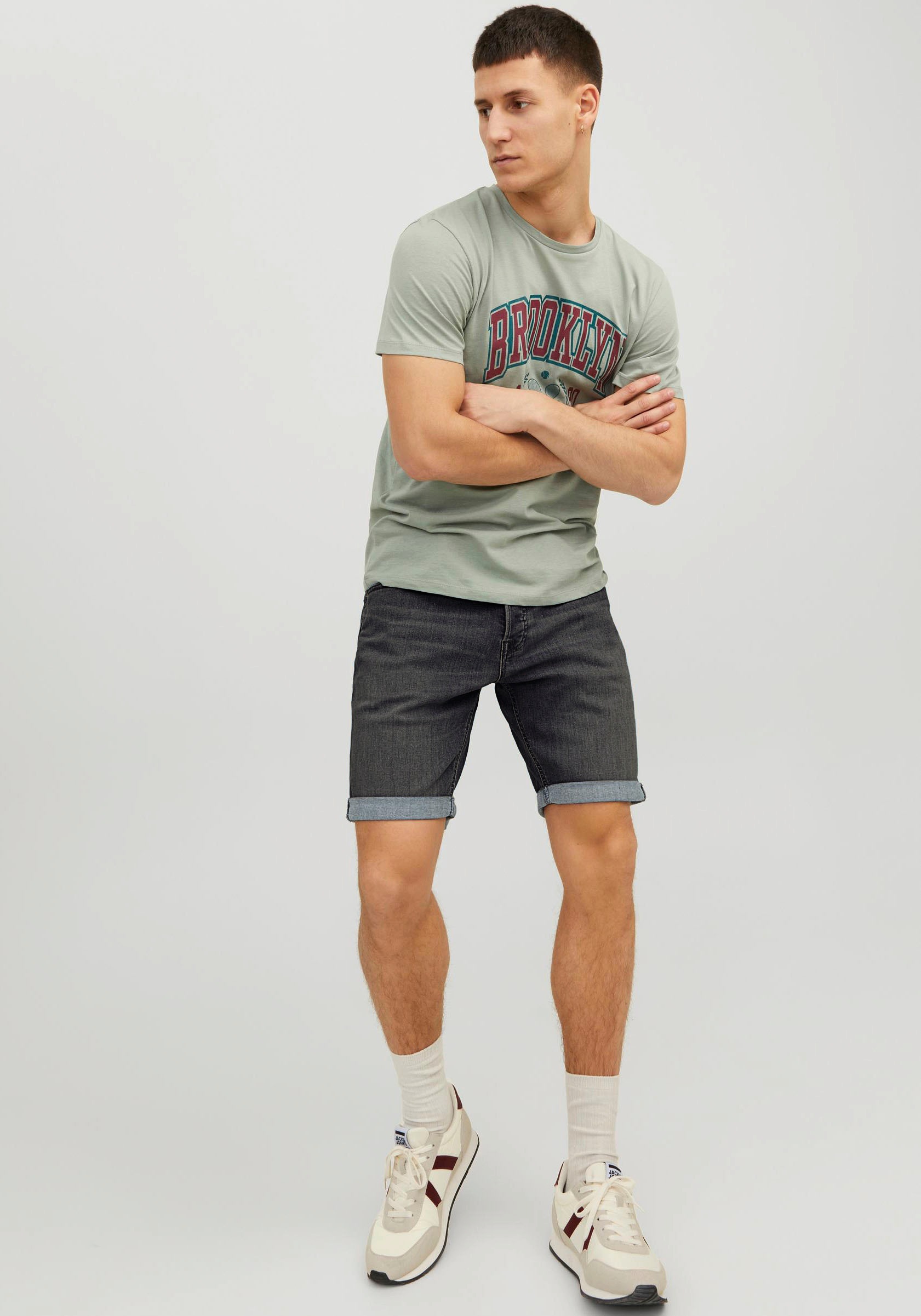 2. Bild von Jack & Jones Jeansshorts »JJIRICK JJORIGINAL SHORTS«