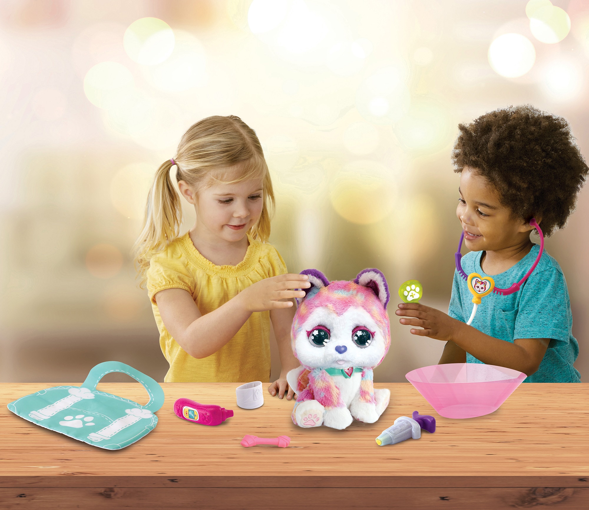 Vtech® Plüschfigur »KidiFriends, Whoopie, die tapfere Hunde-Patientin«, mit Sound