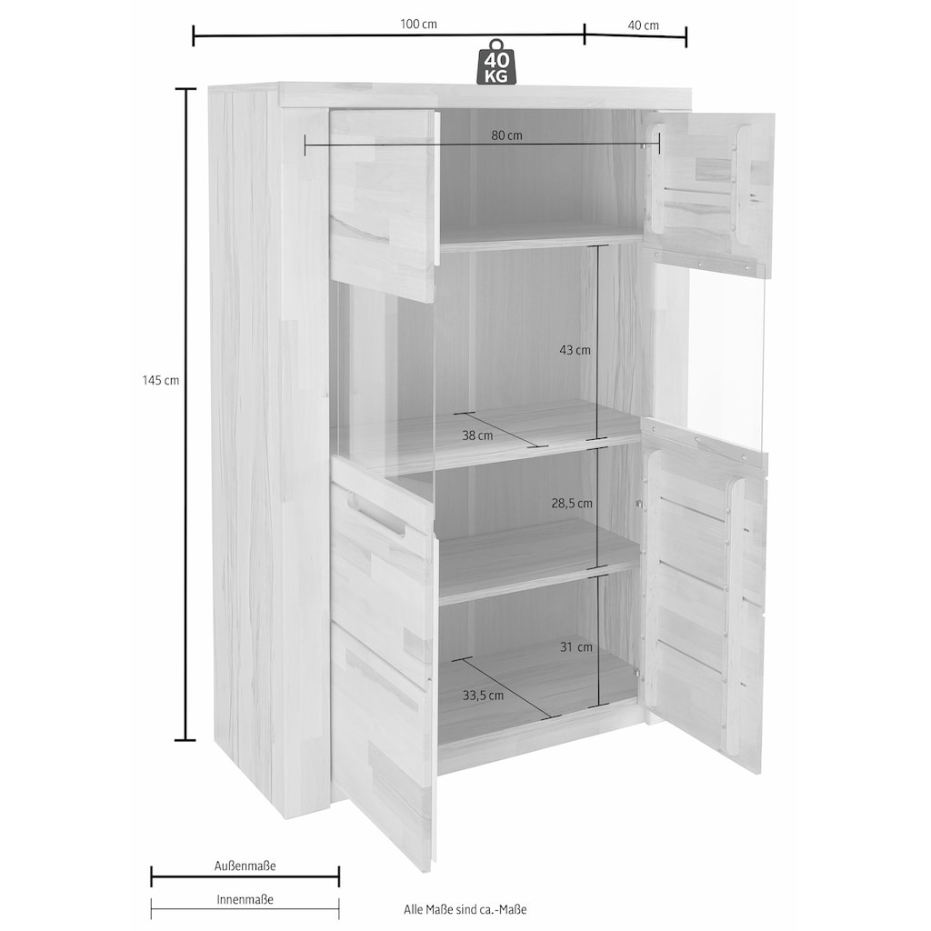 Woltra Highboard »Kolding«