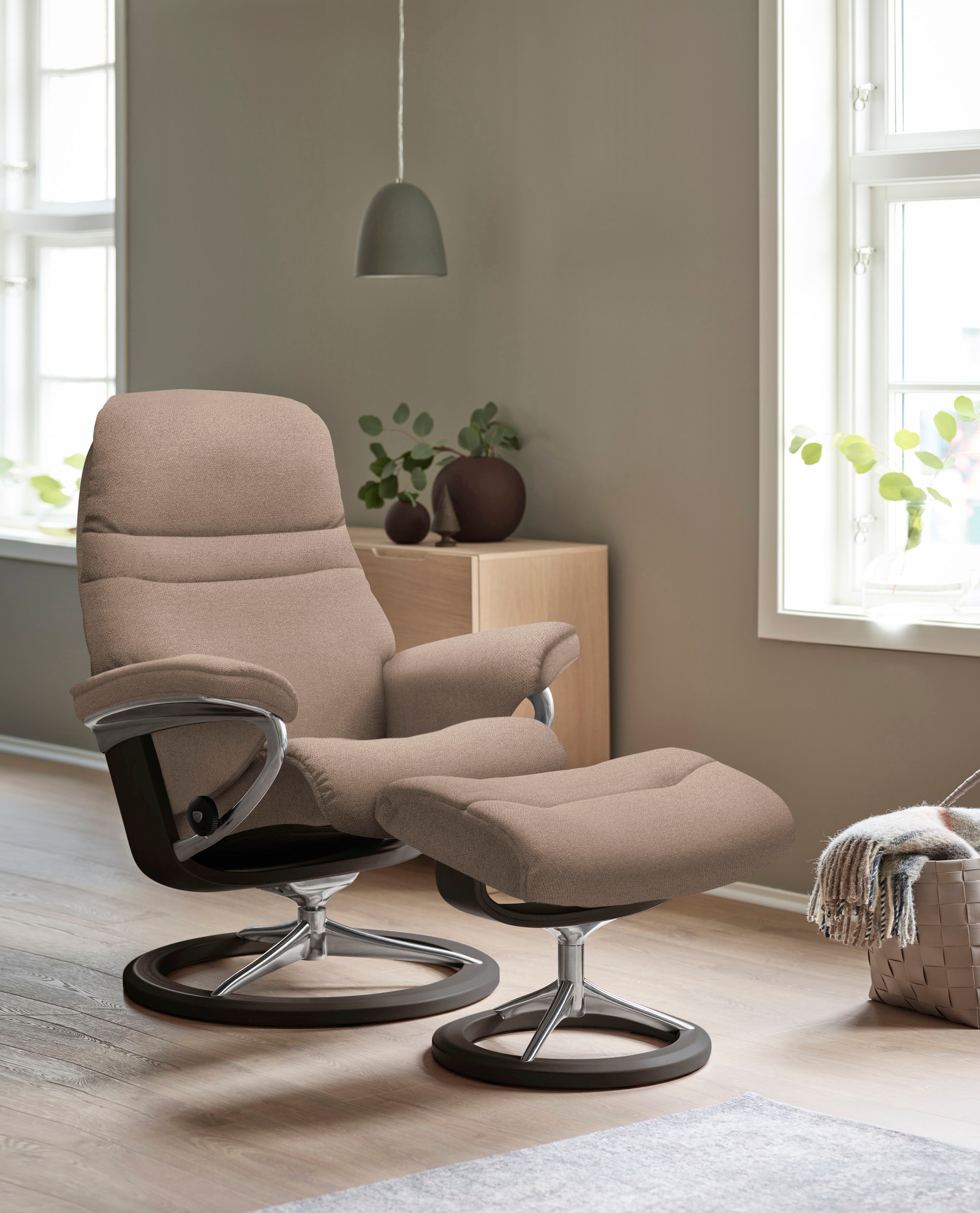 Stressless® Fußhocker »Sunrise«, mit Signature Base, Gestell Wenge