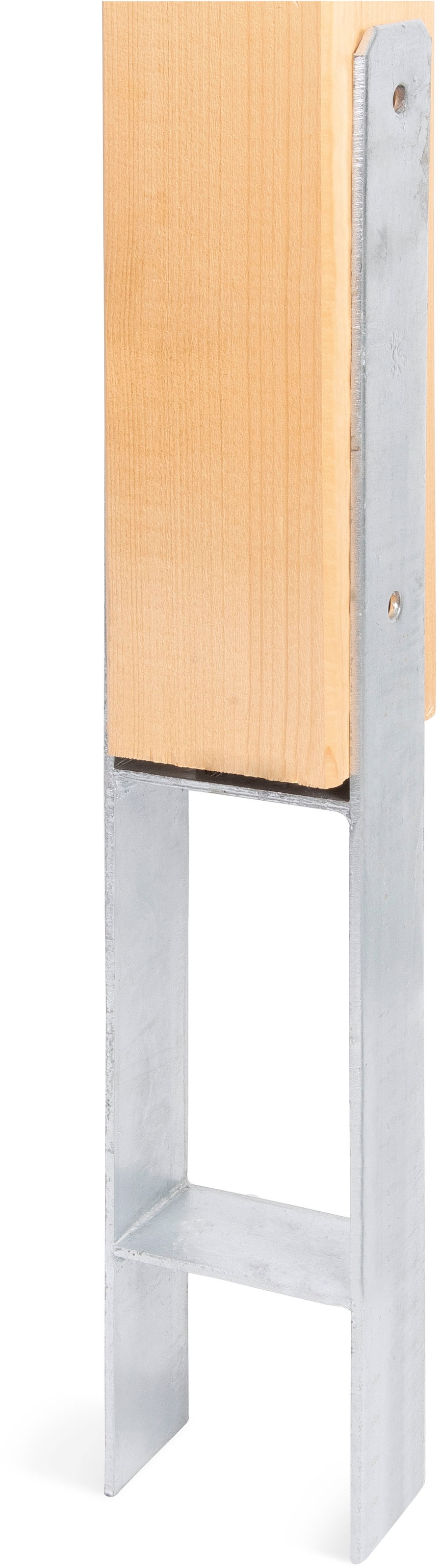 Alberts H-Pfostenanker, Materialstärke 5 mm, lichte Breite 101 mm, Höhe 600 mm