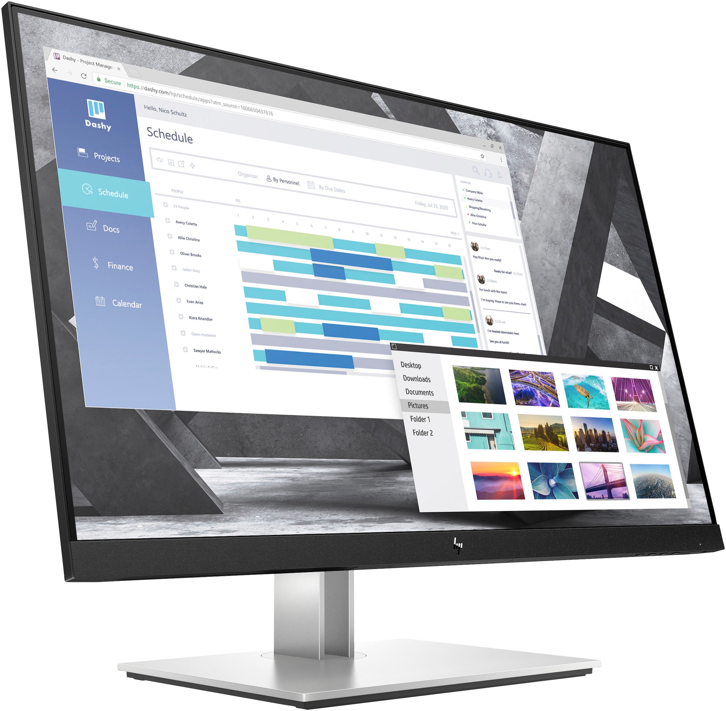 HP LED-Monitor »E27q G4 QHD«, 69 cm/27 Zoll, 2560 x 1440 px, QHD, 5 ms Reaktionszeit, 60 Hz