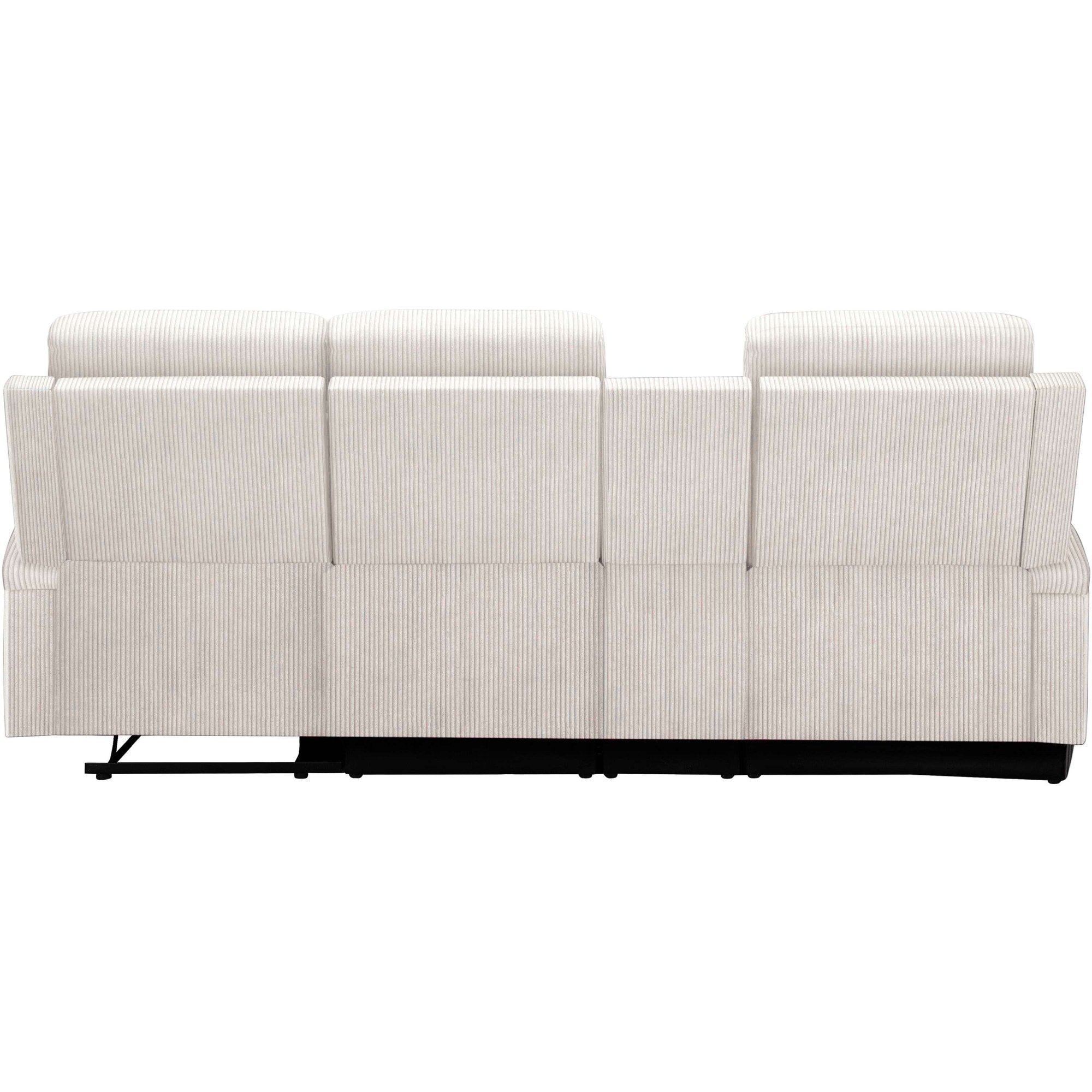 Home affaire Ecksofa »NAPORI Multimediasofa, 3er Kinosessel XXL, L-Form, Cord«, Kinosofa mit Relaxfunktion, Getränkehalter, Staufach und Staukasten