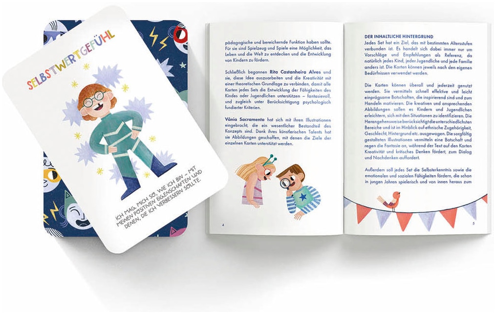 THE HAPPY GANG Spiel »Mutmachkarten Meine Superkräfte«