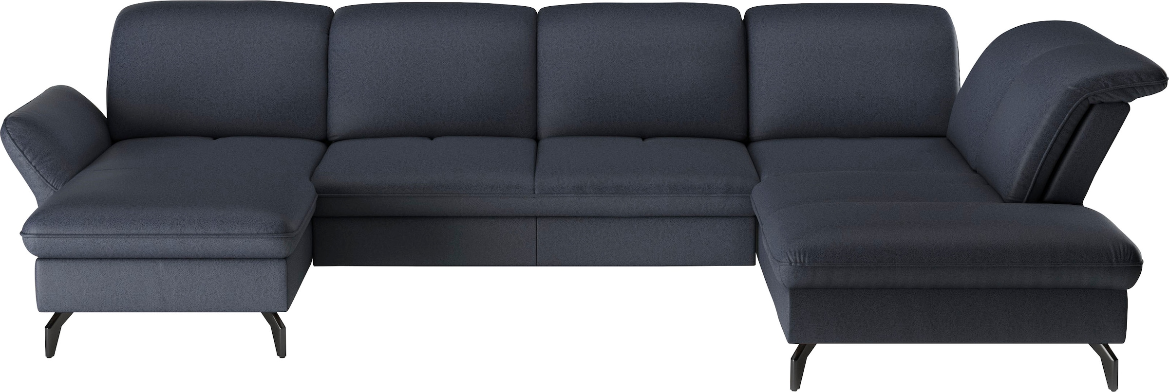 sit&more Wohnlandschaft "Leandro U-Form", Wahlweise mit Bett-, Kopfteil - u günstig online kaufen
