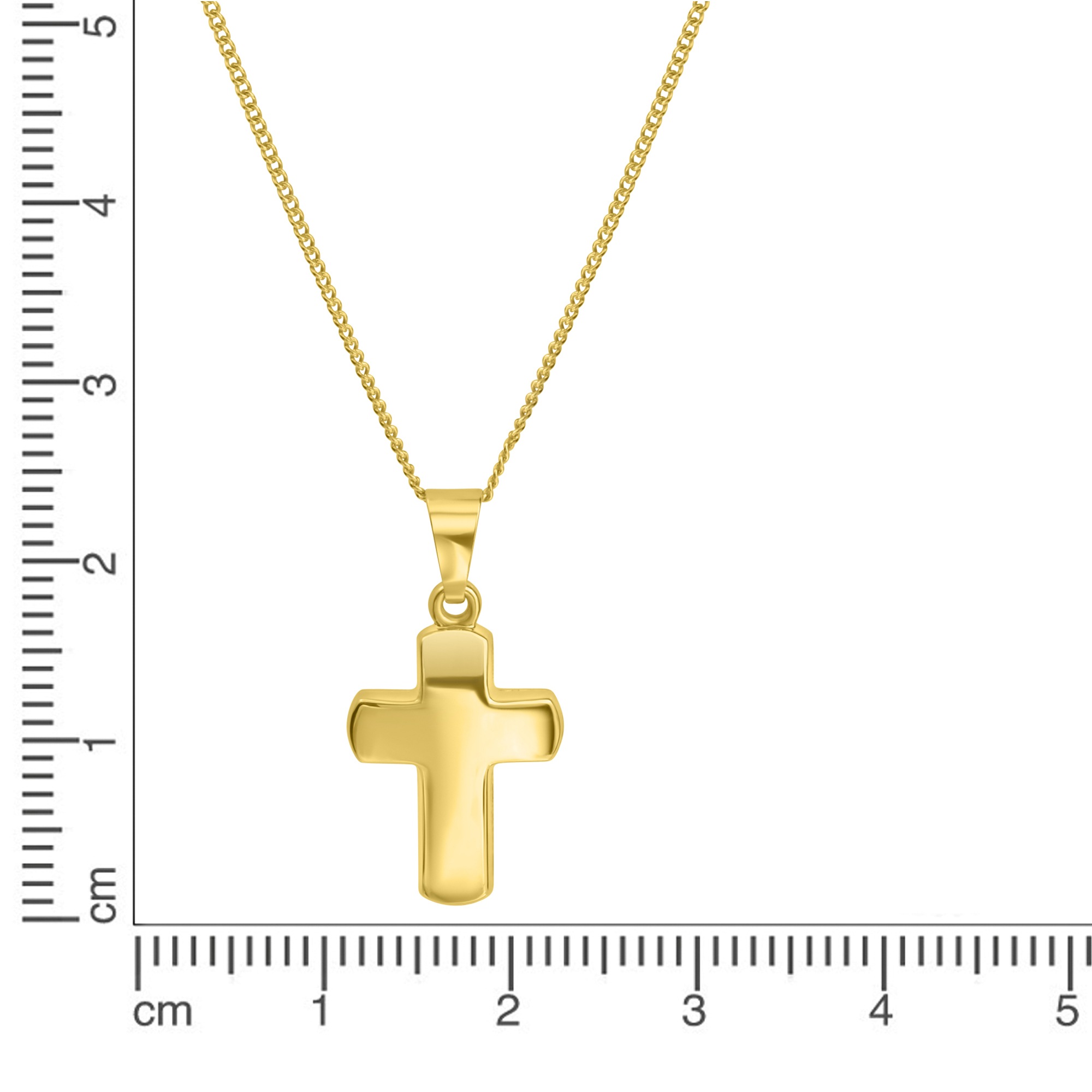 Zeeme Kette mit Anhänger »Gold 333 Kreuz-Motiv 36/38cm lang«