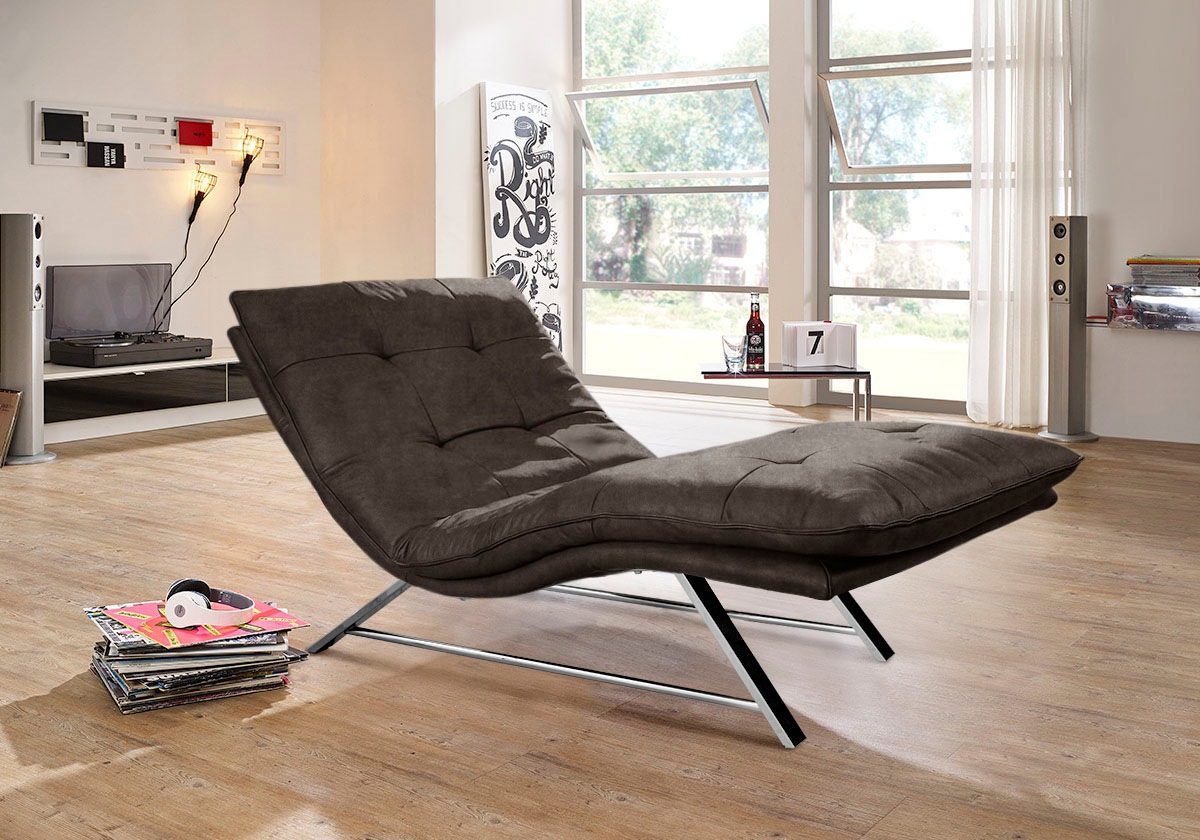 W.SCHILLIG Relaxliege »daily dreams« in Waffelkissen-Optik, wahlweise mit M günstig online kaufen