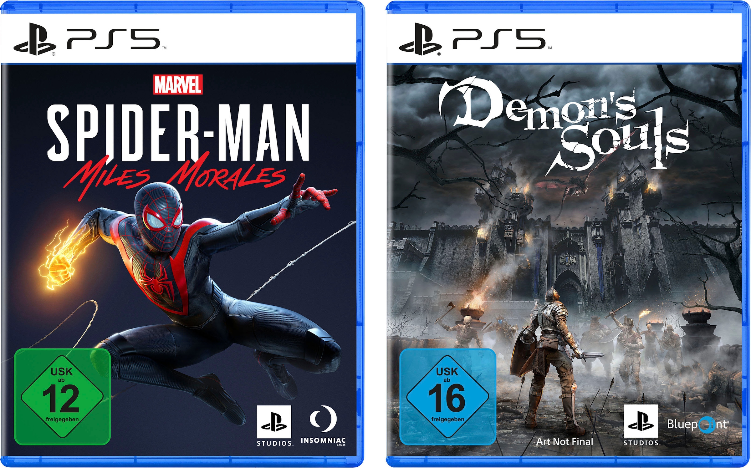 Bild von PlayStation 5 Spielesoftware »Marvel's Spider-Man: Miles Morales + Demon's Souls«, PlayStation 5